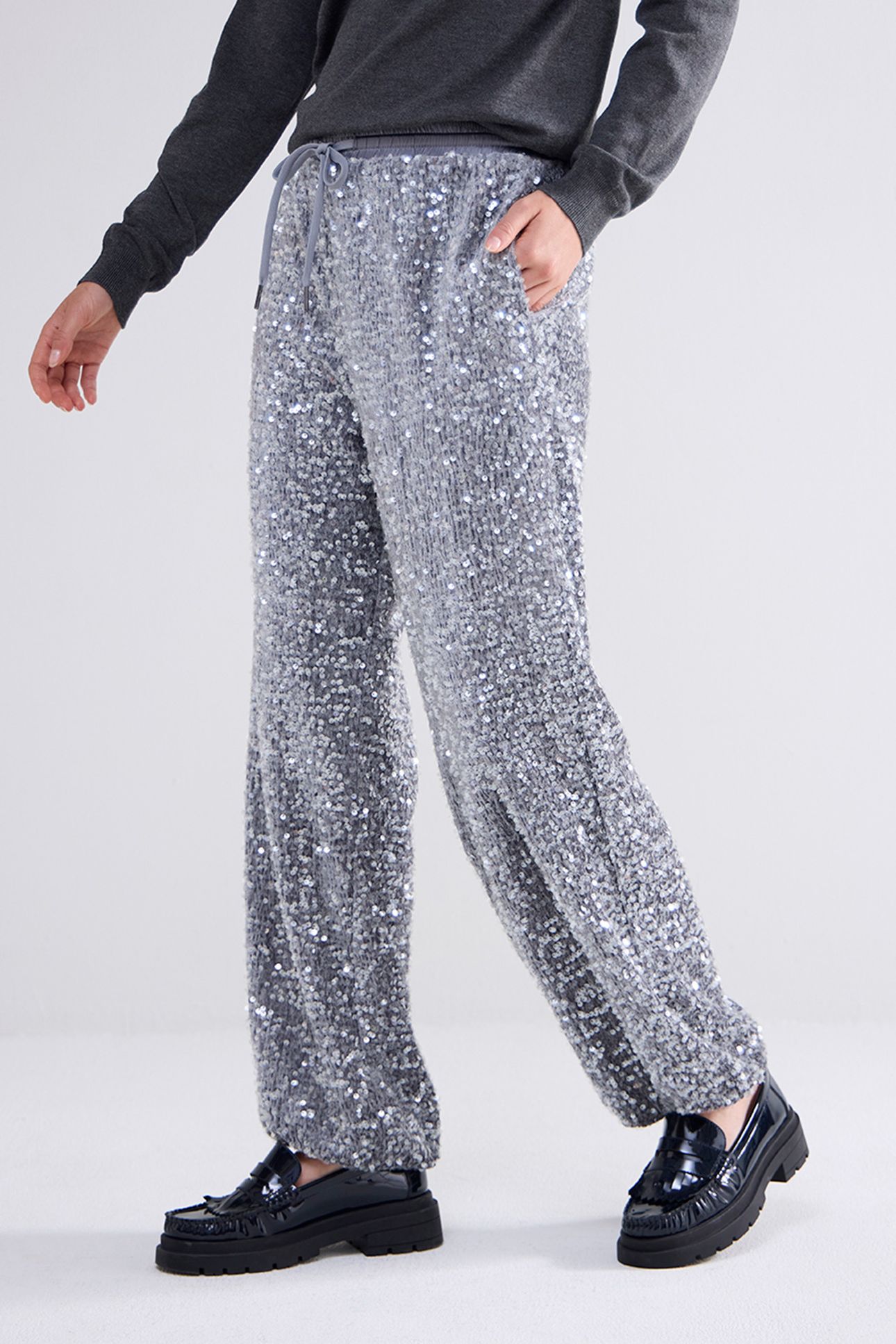 PANTS SEQUINS VELOURS CLOUD 1