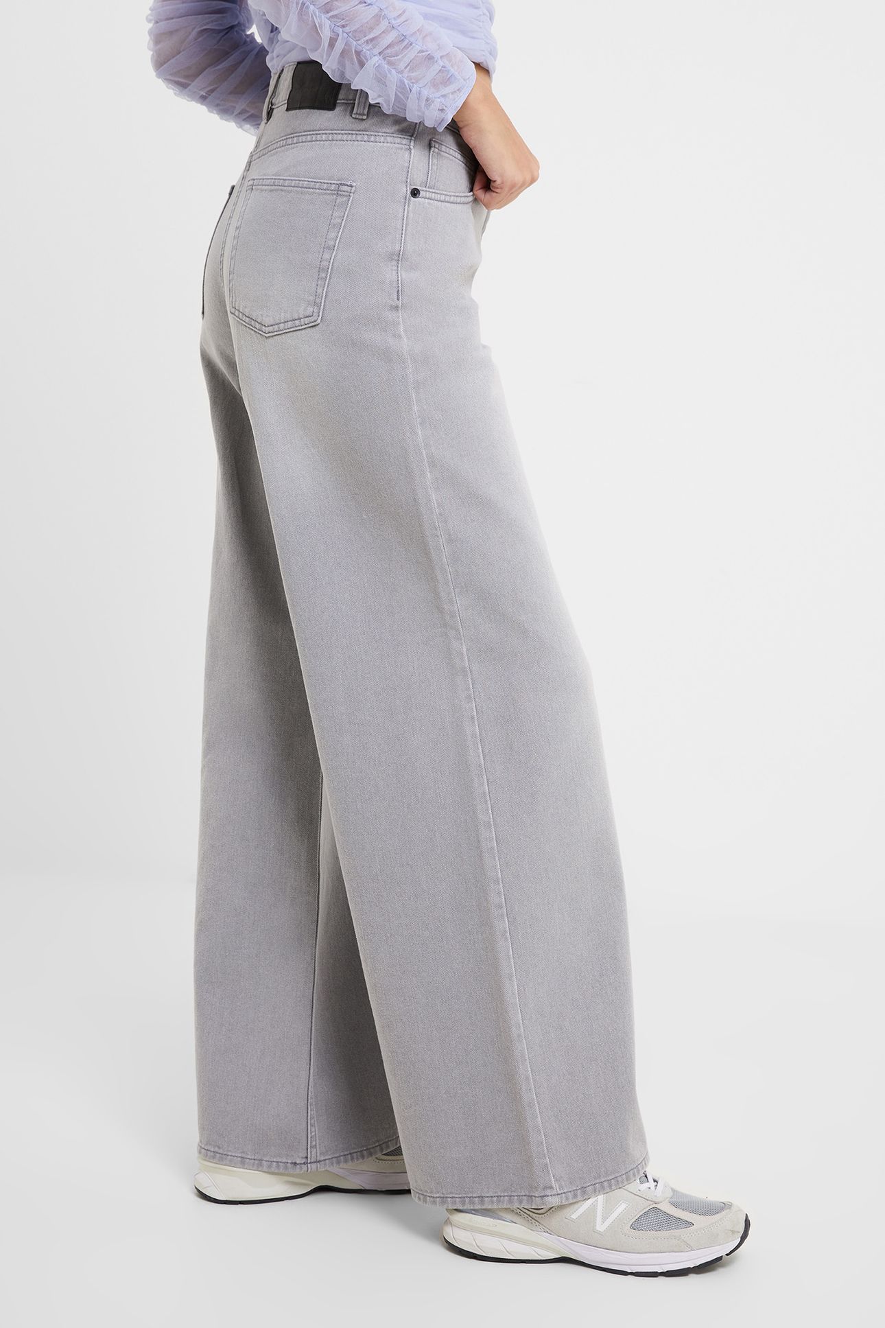 DENVER DENIM RELAXED WIDE LEG ARCTIC GREY 4