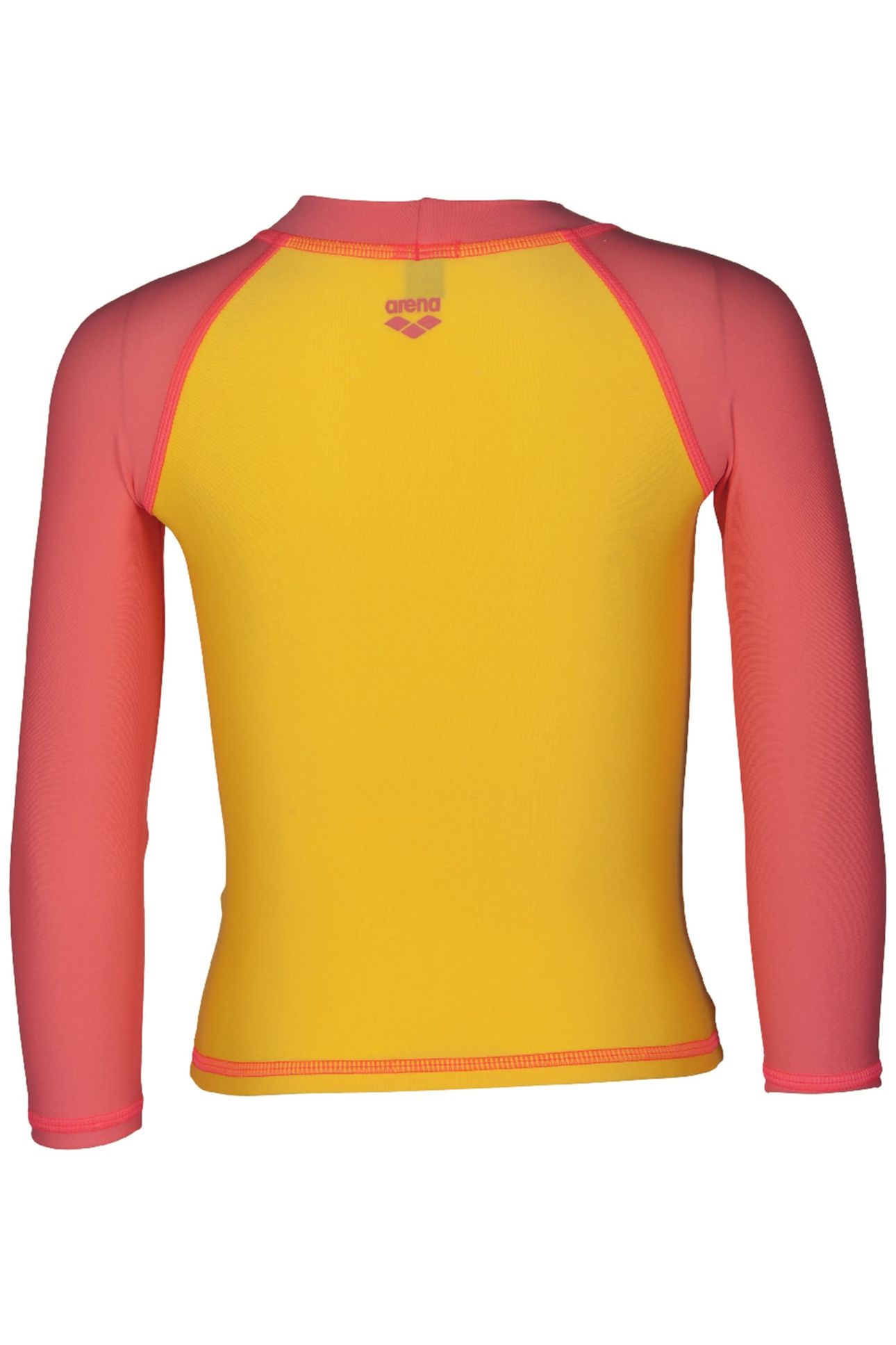 AWT KIDS GIRL UV L/S TEE LILY YELLOW-PALE ROSE 2