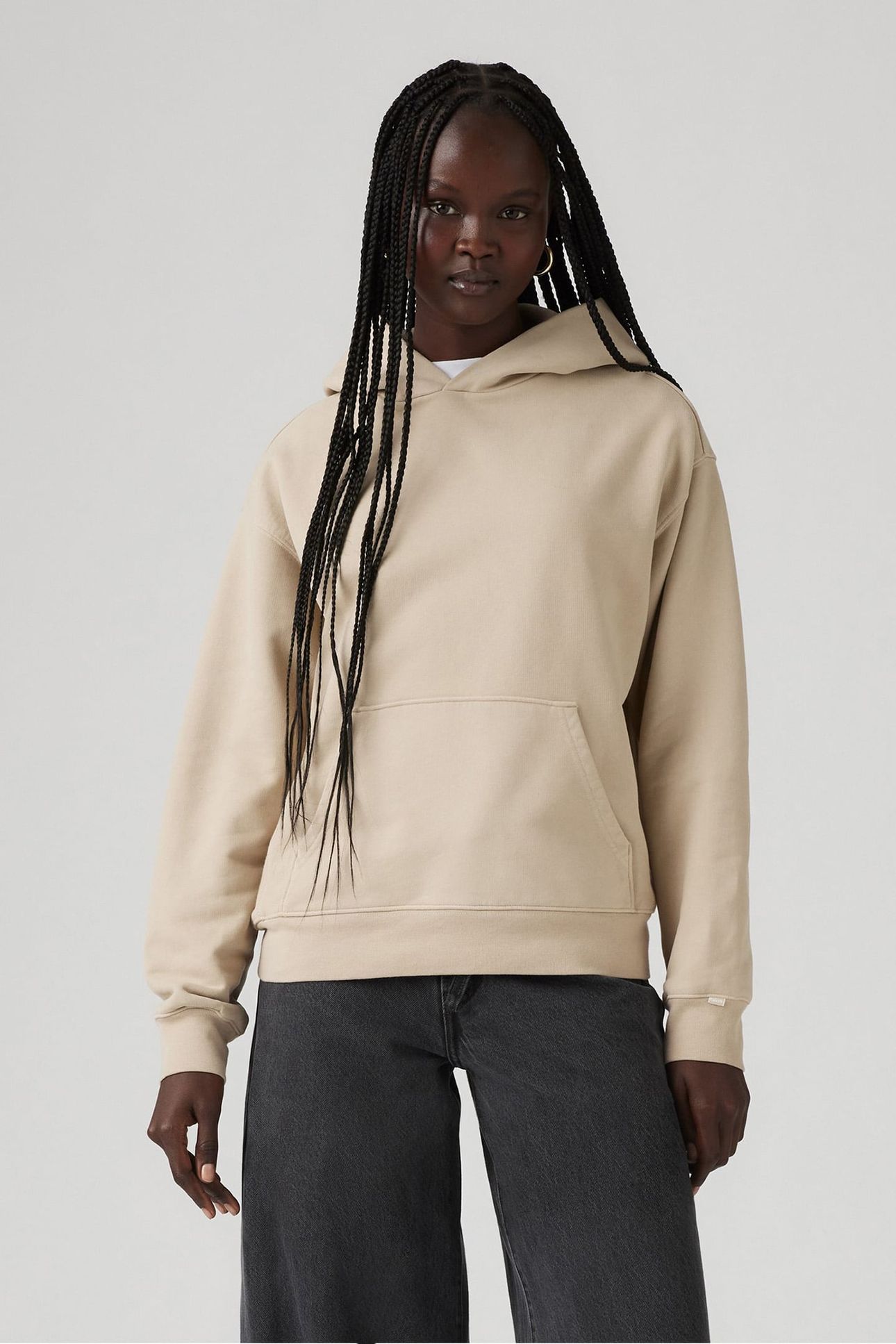 HERITAGE HOODIE H125 GARMENT DYE WHITE 1
