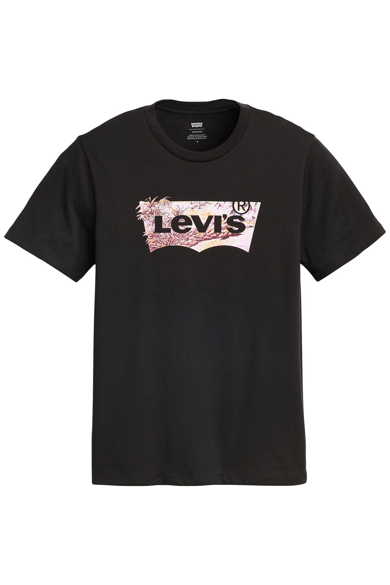 GRAPHIC CREWNECK TEE TROPICAL BATWING CAVIAR 3
