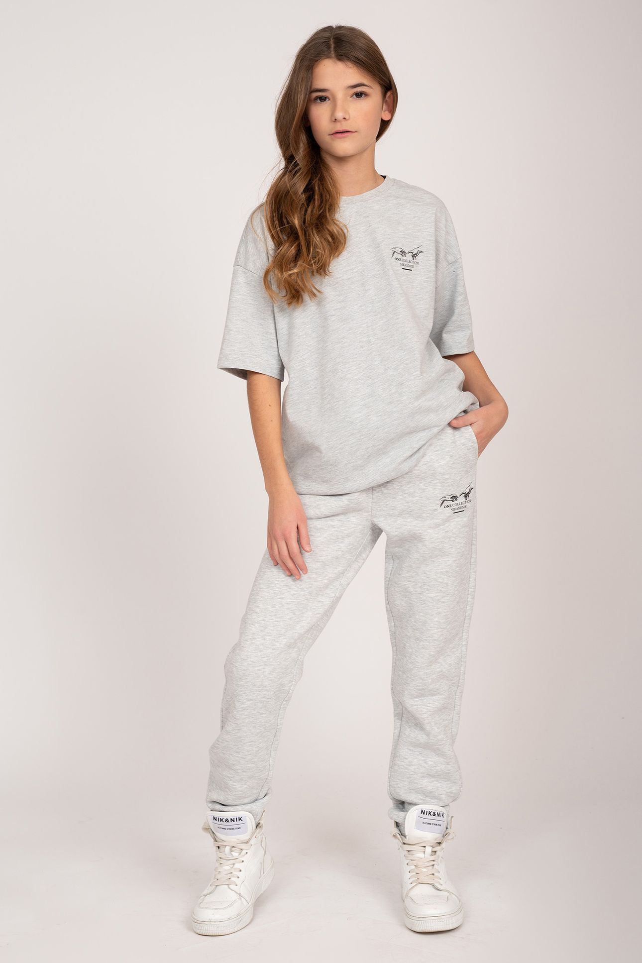 CREATION SWEATPANTS GREY MELANGE 2