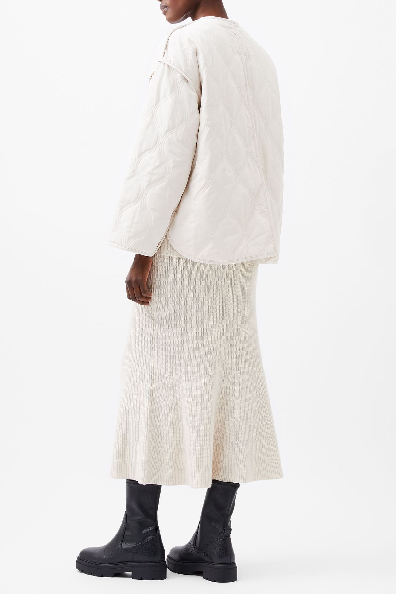 ARIS QUILTED JACKET CLASSIC CREAM 2