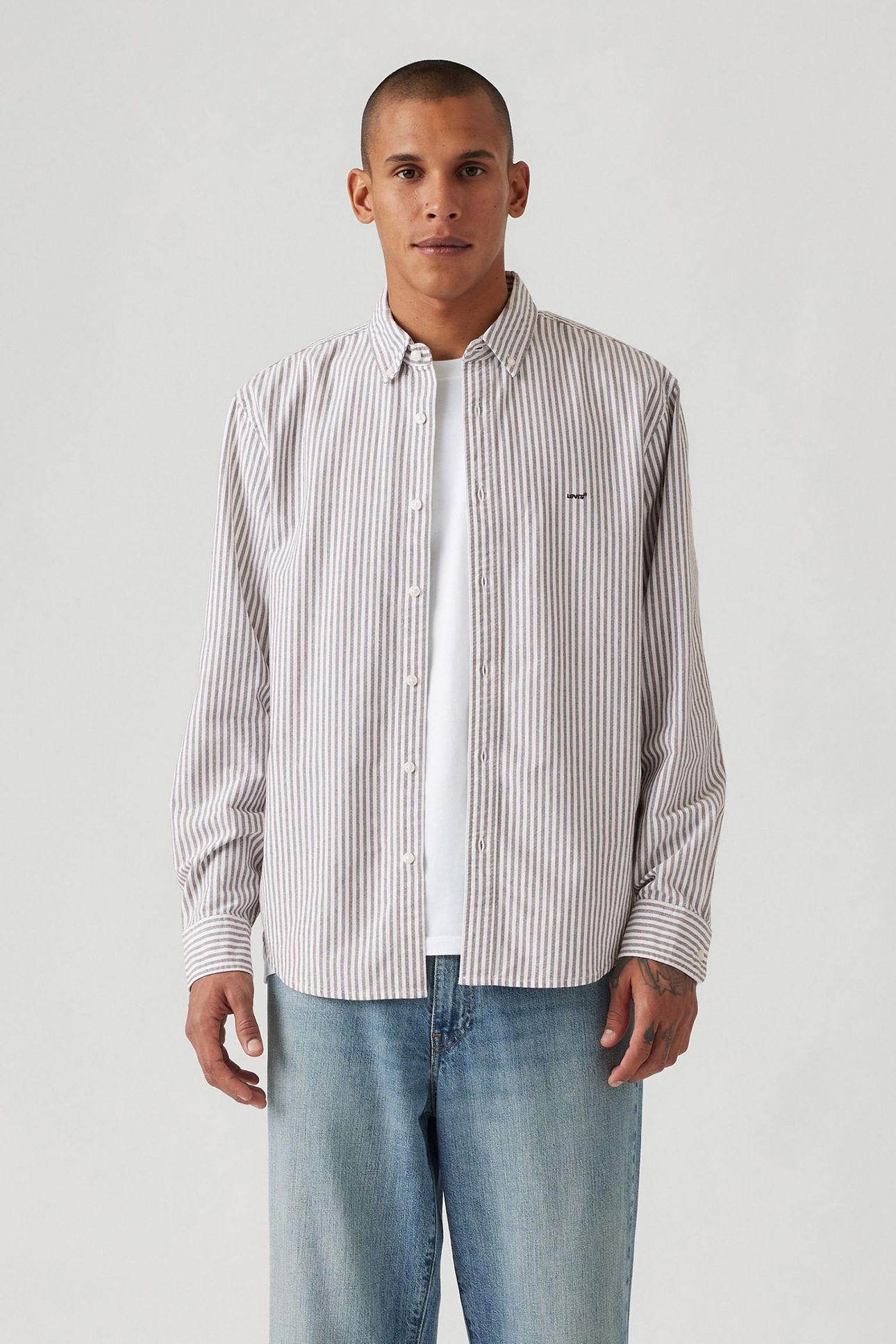 AUTHENTIC BUTTON DOWN WAYLON STRIPE 1
