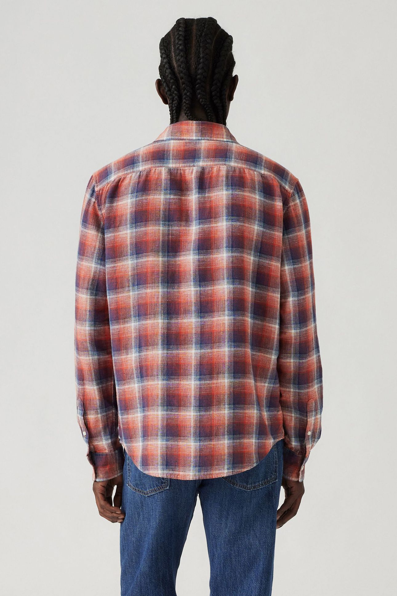 SUNSET 1 POCKET STANDARD NOLAN PLAID DRESS 2