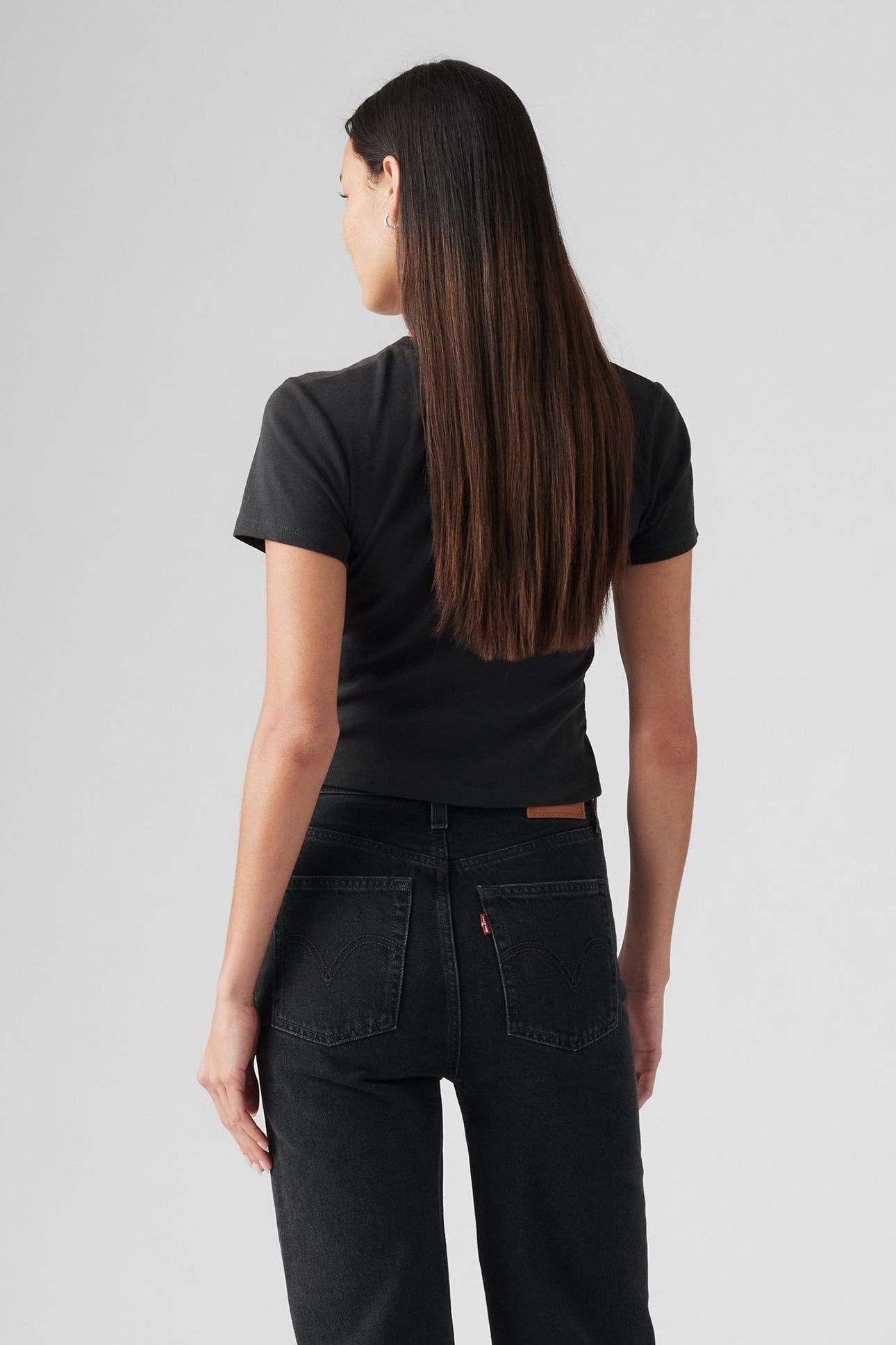 GR ESSENTIAL SPORTY TEE MINI FLAG BLACK 2