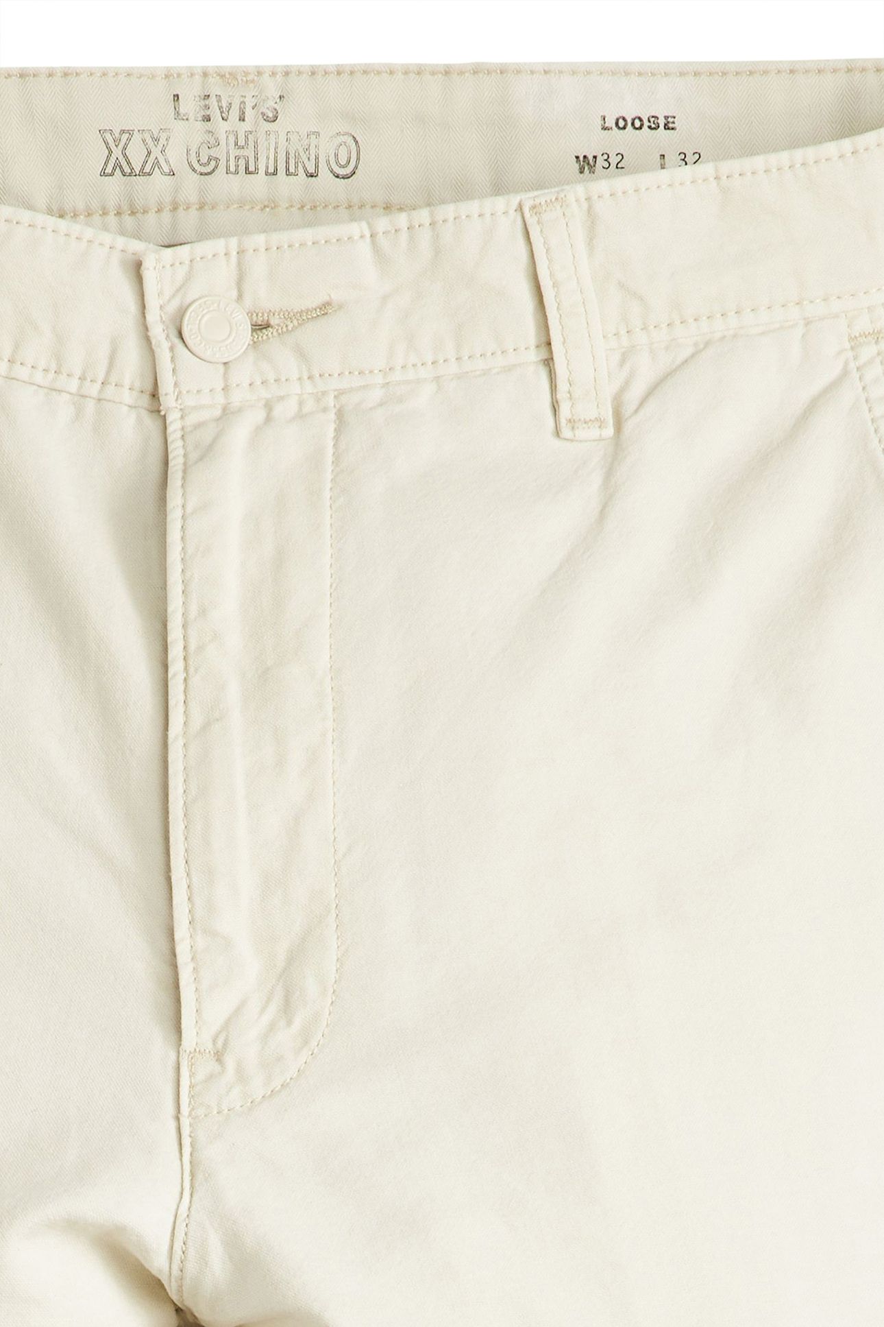 XX CHINO LOOSE STRT SILVER BIRCH LINEN 7
