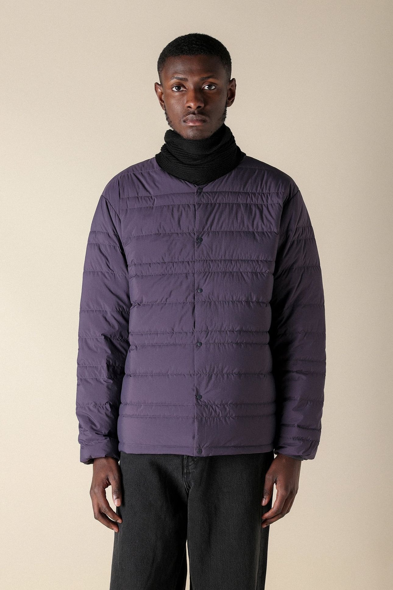 UNISEX SL BT LIGHTWEIGHT DOWN JACKET MIDNIGHT PLUM 1