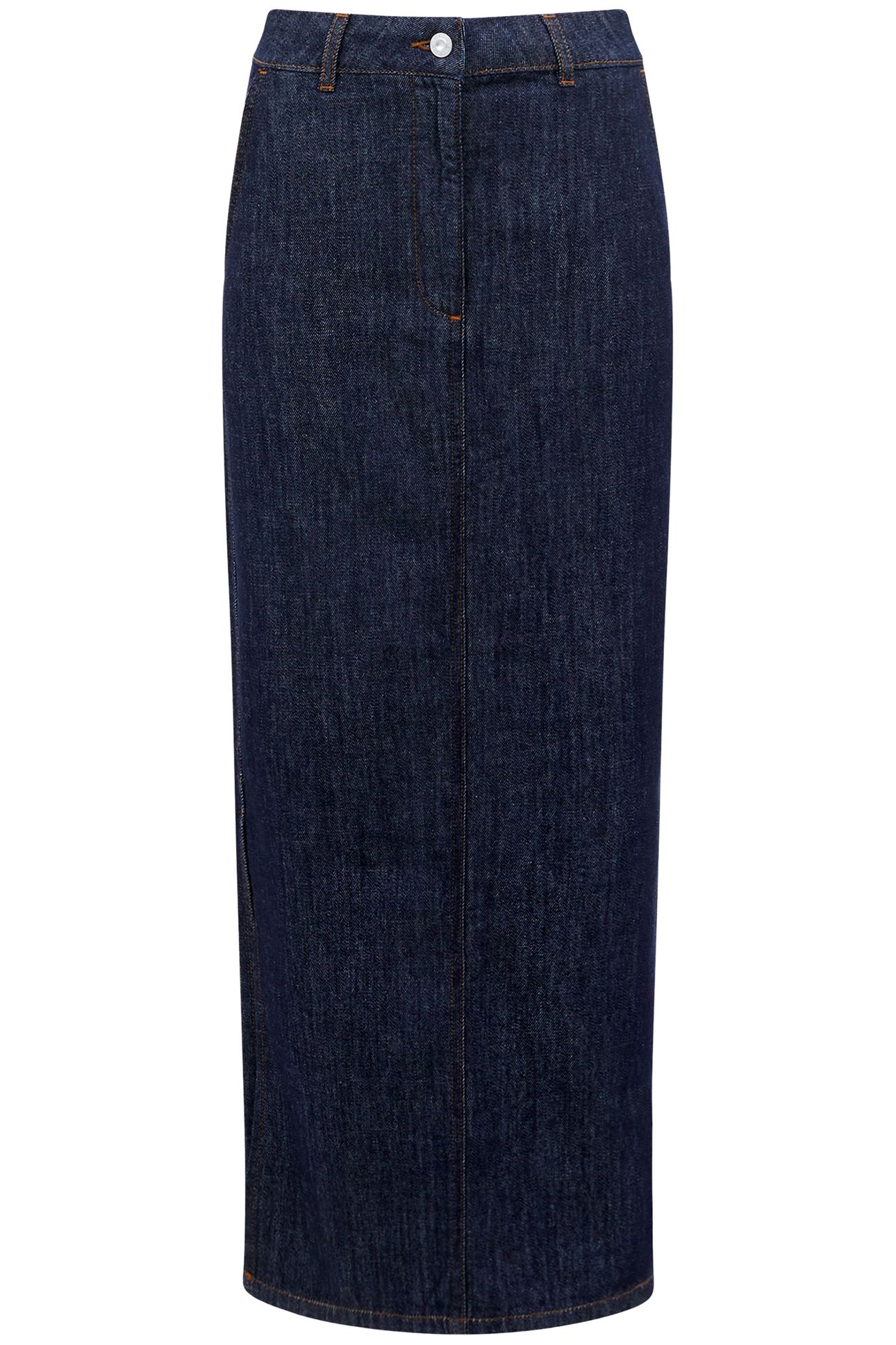 FINLEY DENIM MAXI SKIRT INDIGO 3