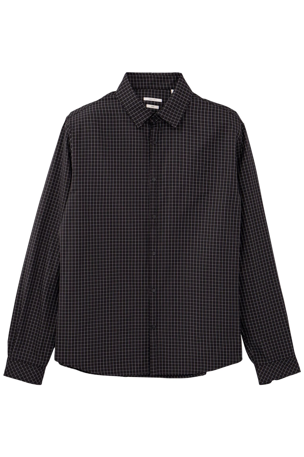 DRYFAST BLACK CHECK REGULAR SHIRT 4