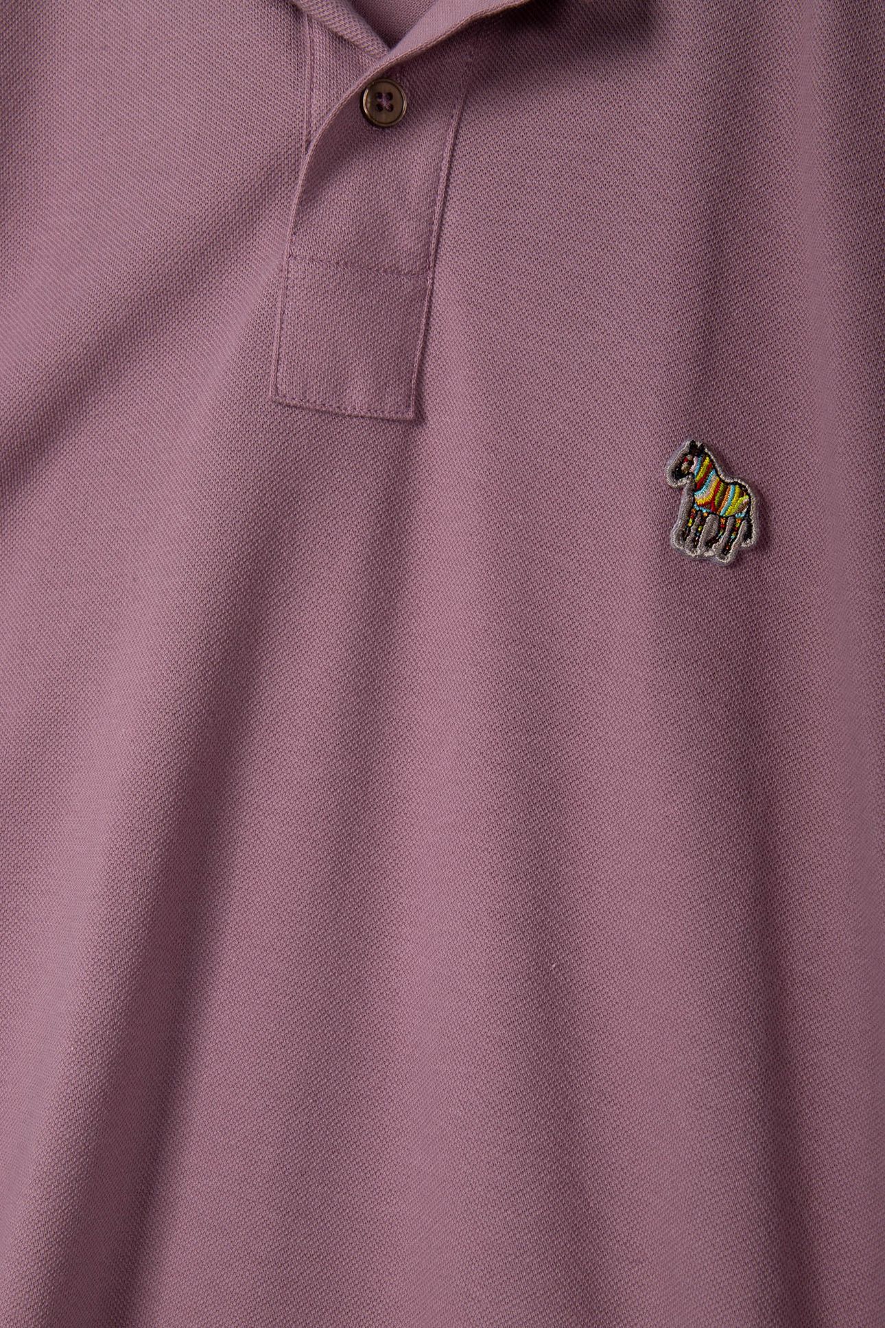 SLIM FIT POLO ZEB BADGE MAUVE 4