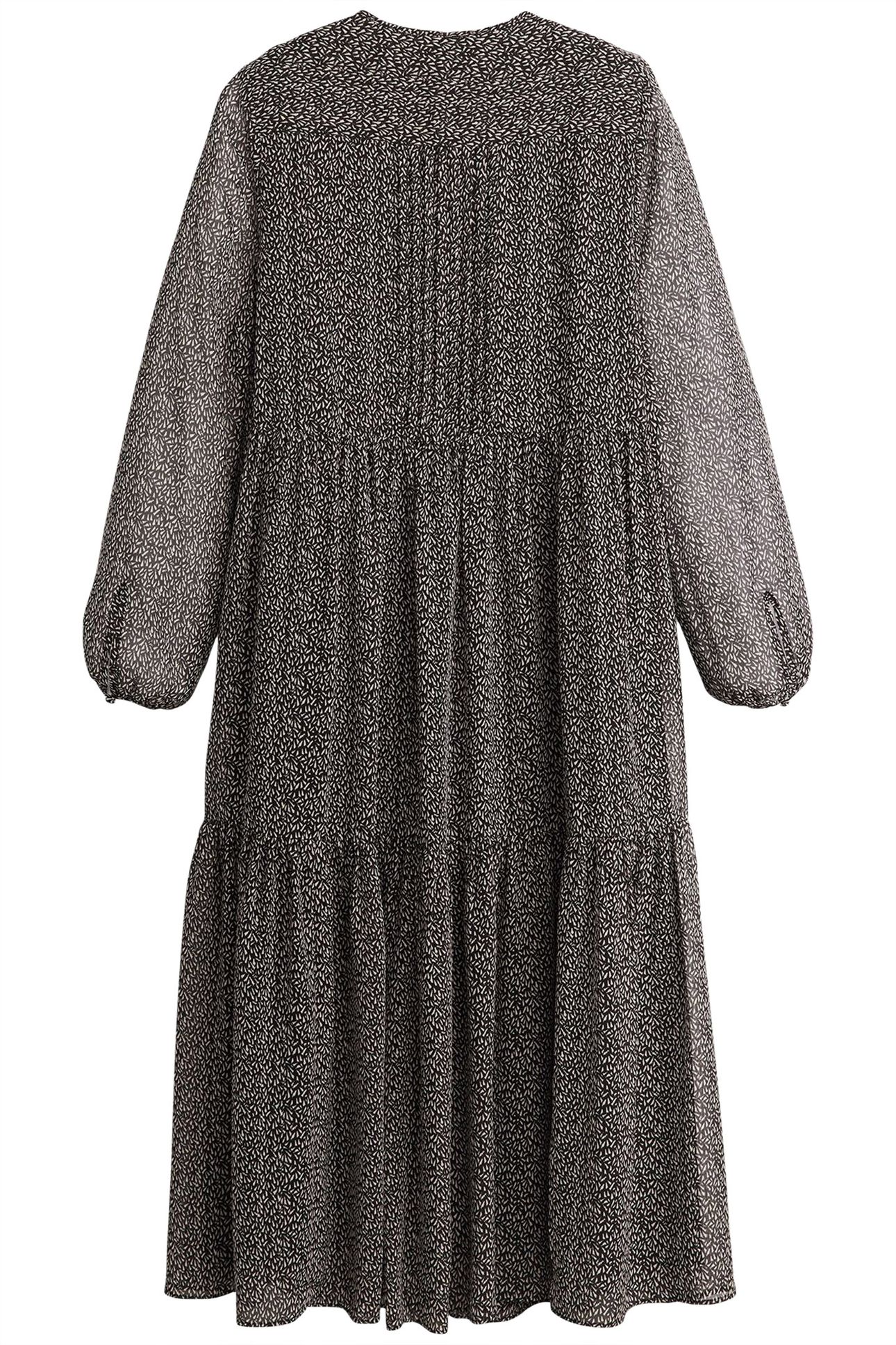 CIELO GEORGETTE DRESS LINO GEO CAVIAR 4
