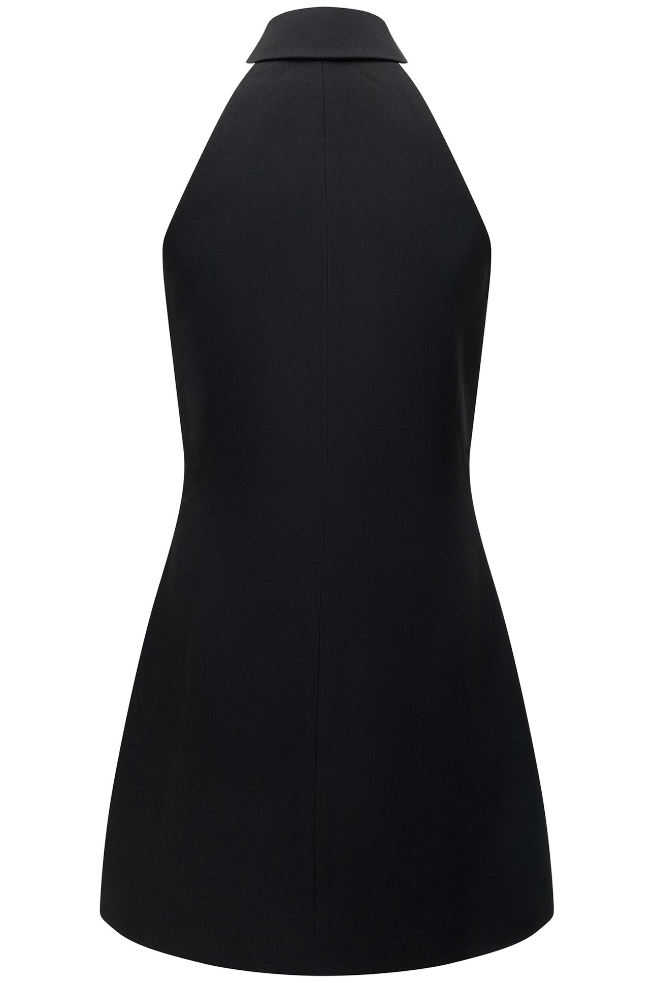 HALTERNECK BLAZER MINI DRESS BLACK 4
