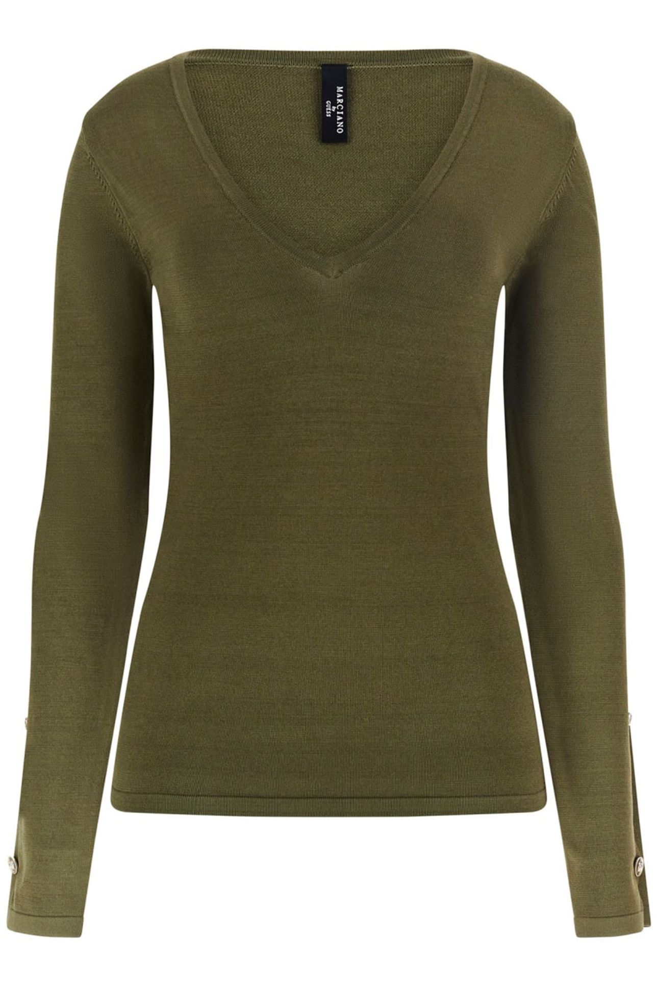 MARCIANO BY GUESS CHIARA CUT OUT LS TO OLIVE MORNING 1