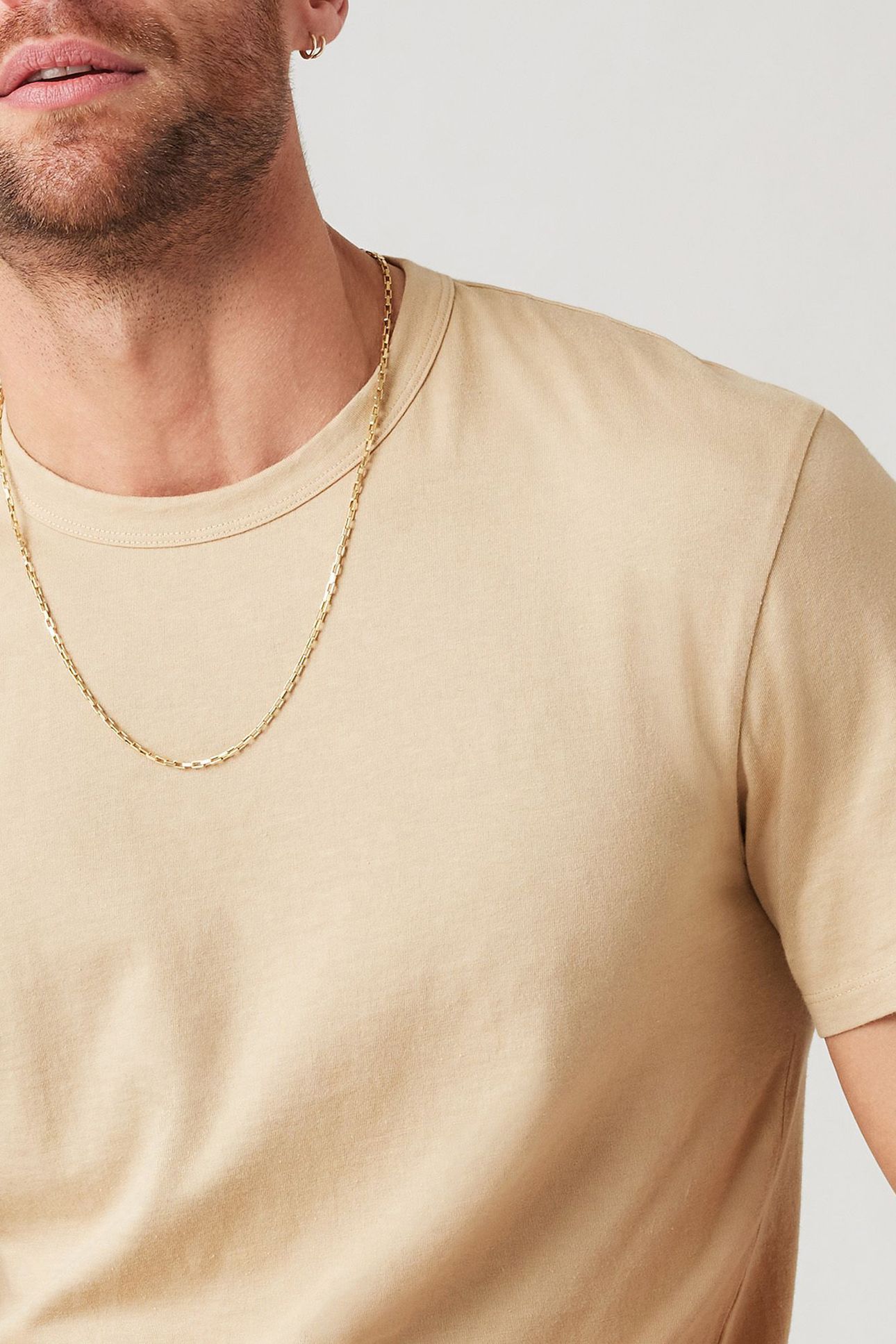 PREMIUM SLIM FIT TEE GARMENT DYE SAFARI 5