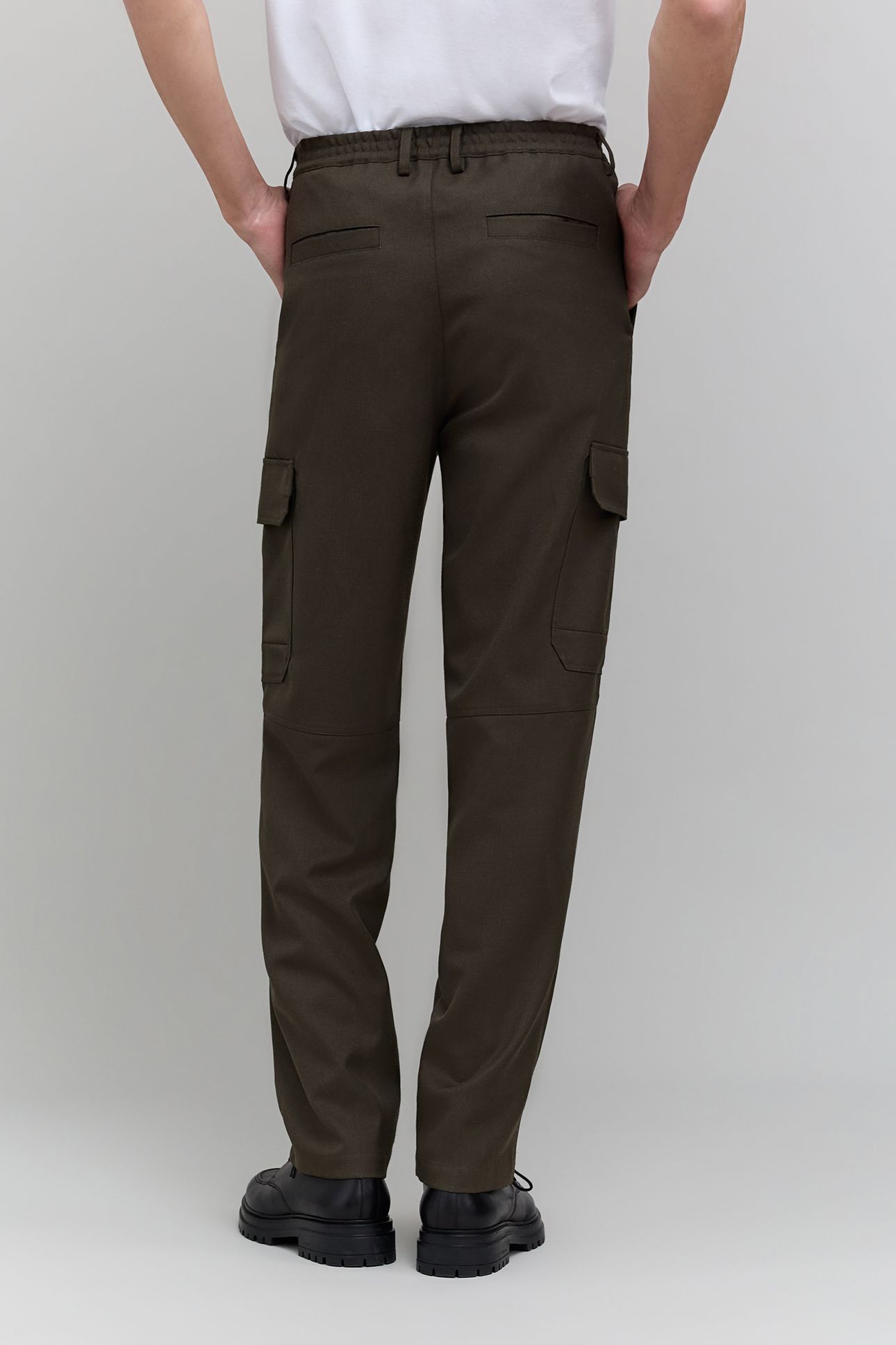 BATTLE DARK KHAKI TROUSERS 2