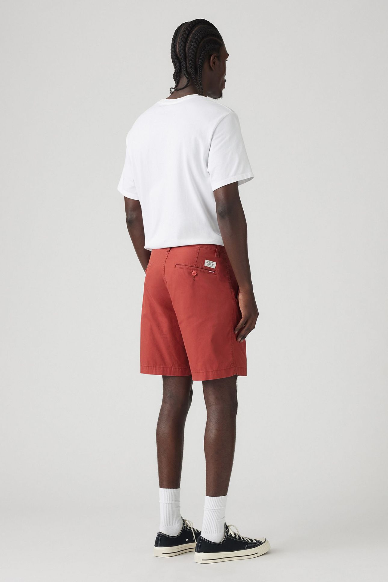 XX AUTH RLX SHORTS II RED PAINT TWILL 3