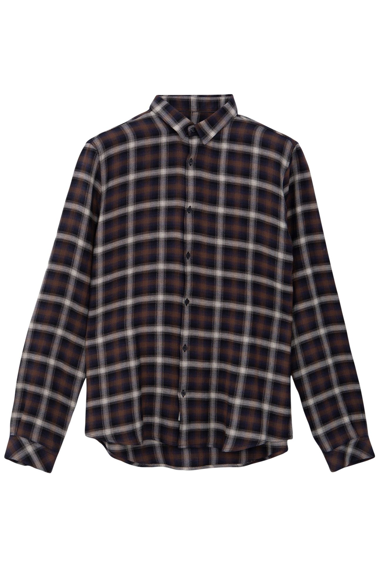 REGULAR CHOCOLATE PLAID SHIRT 4