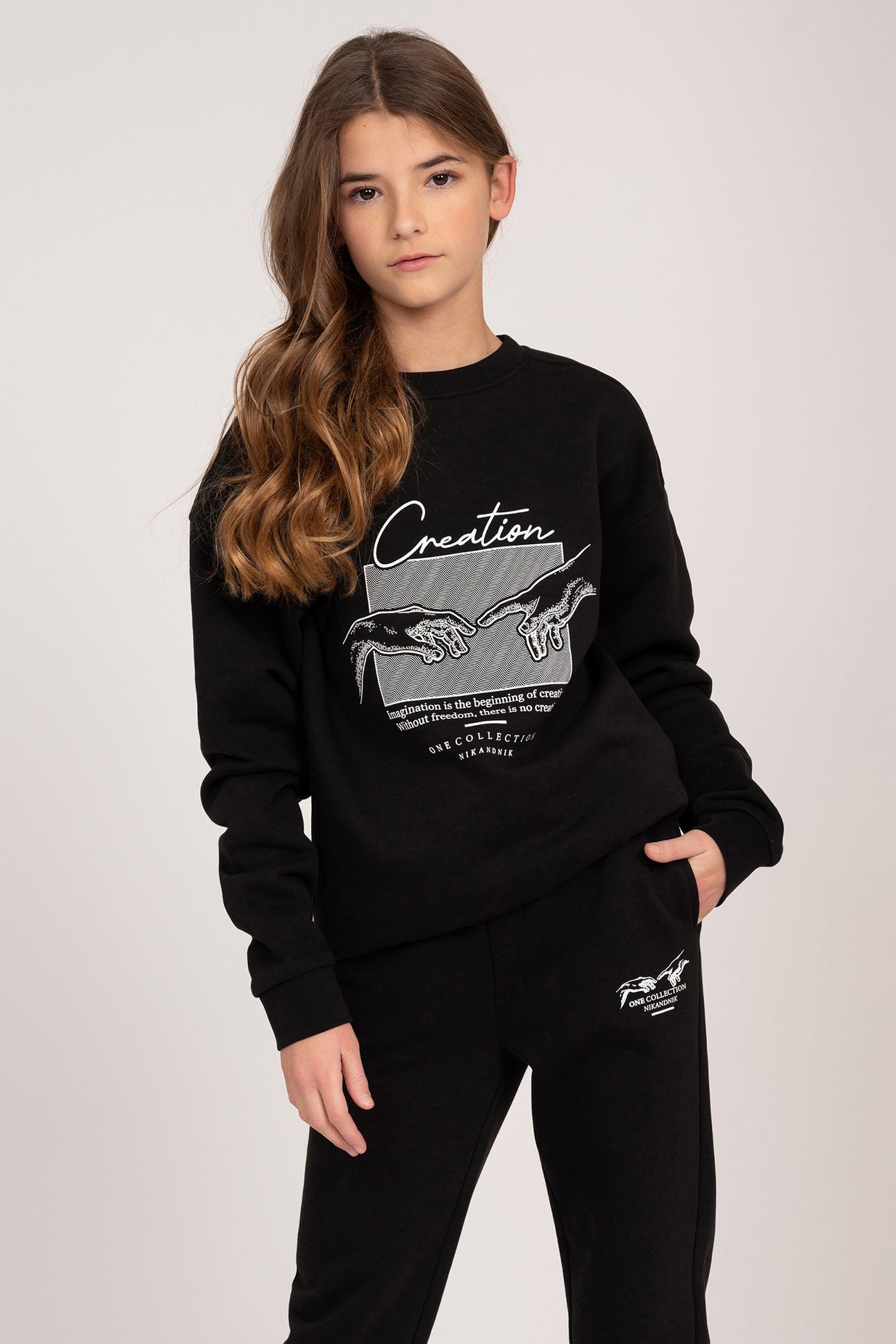CREATION SWEATSHIRT BLACK 2