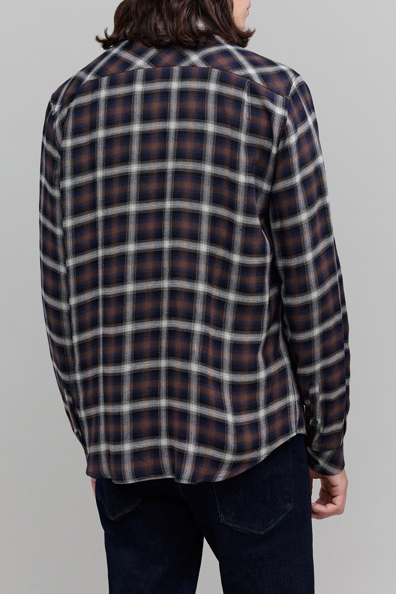 REGULAR CHOCOLATE PLAID SHIRT 2
