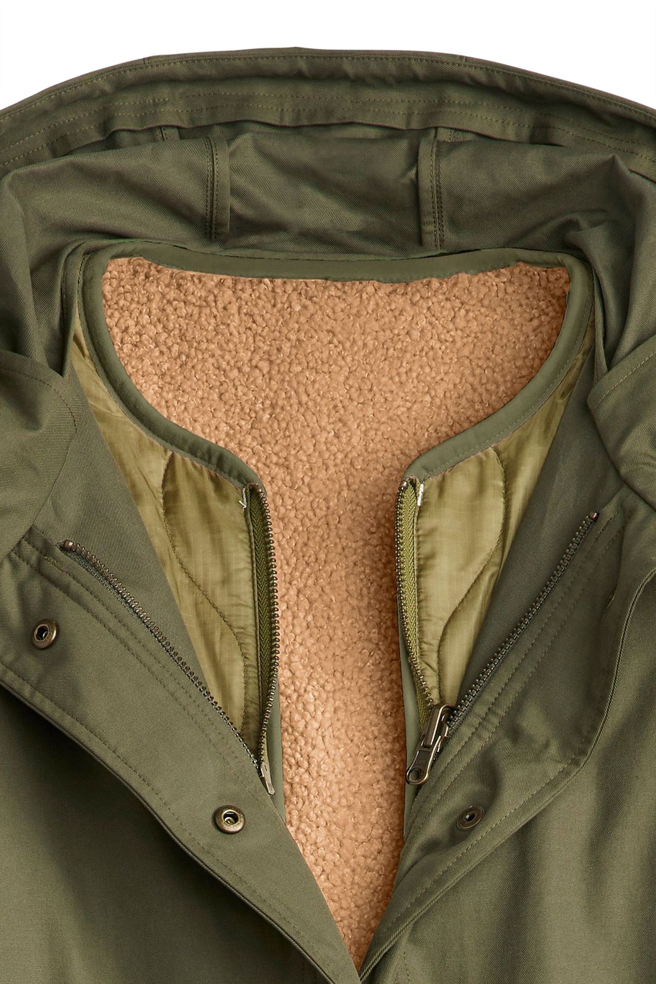CRAWFORD 3 IN 1 PARKA ARMY GREEN 10