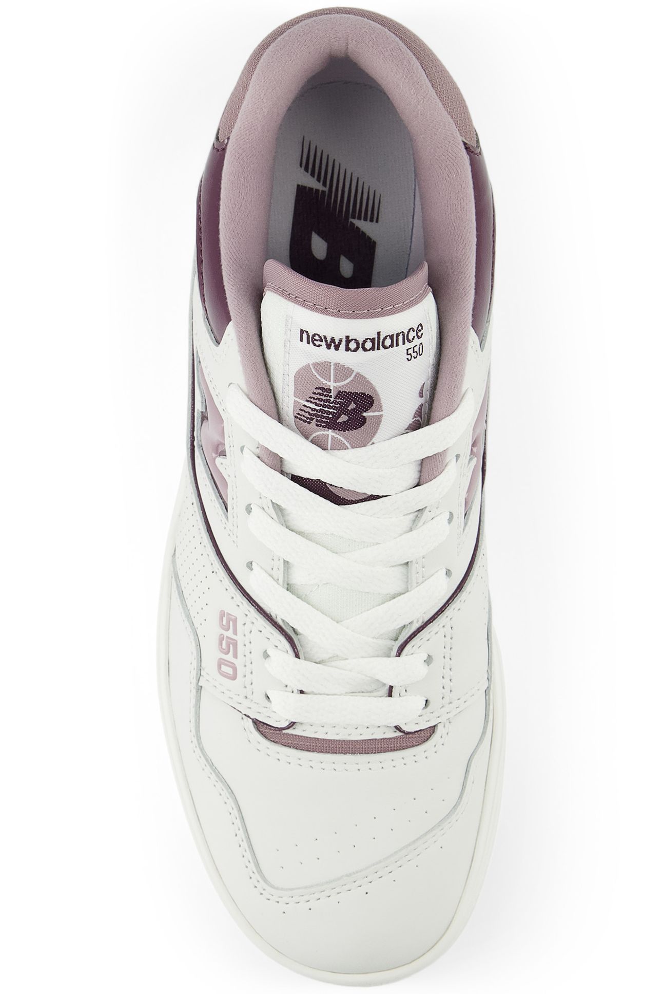 BBW550EF SNEAKERS IN WHITE & MAUVE 3