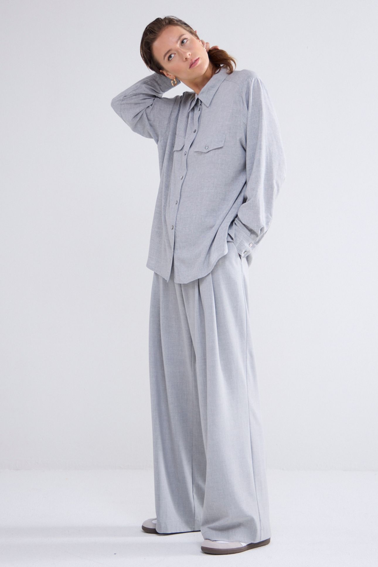 BLOUSE VISCOSE GREYS 4