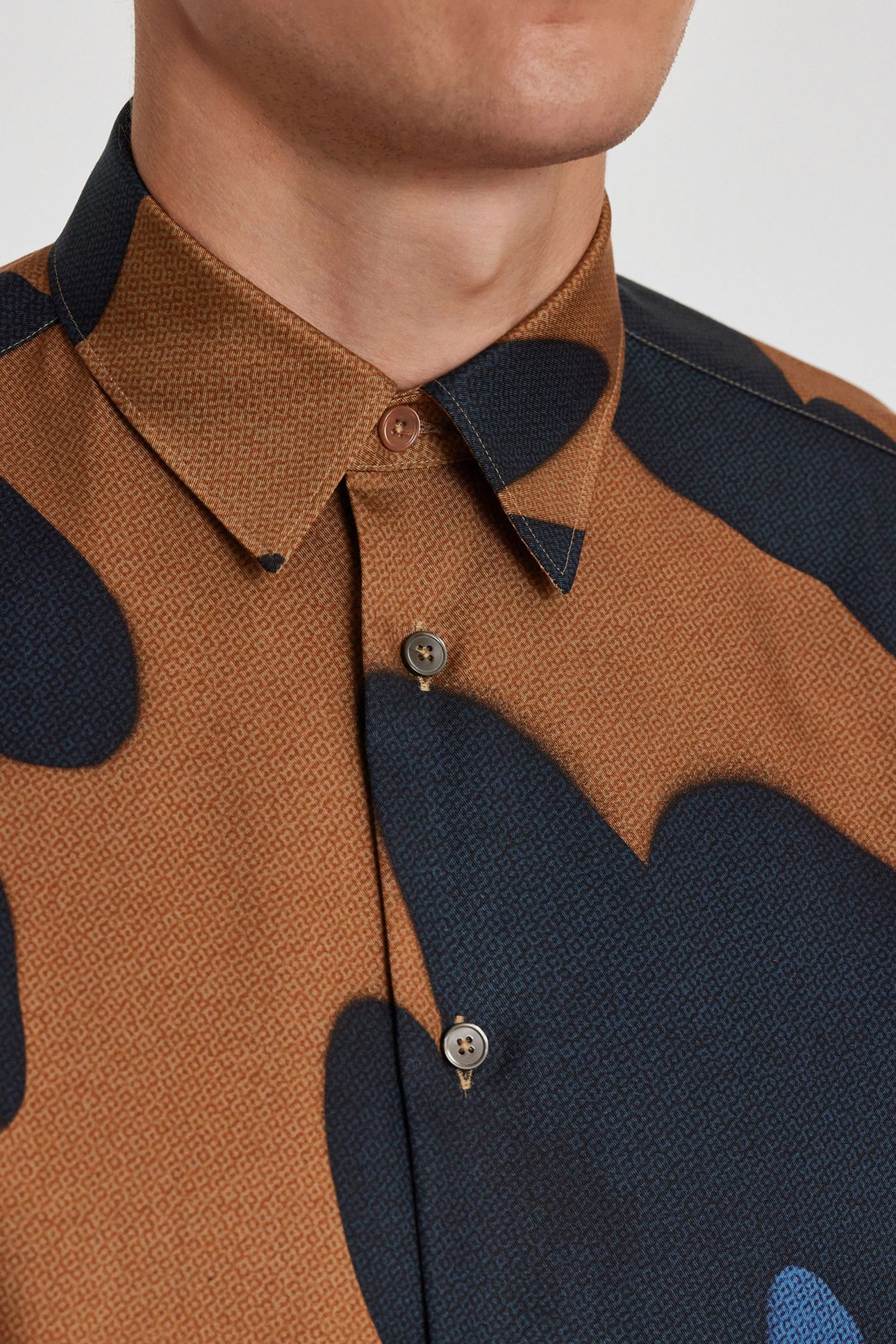 S/C REGULAR FIT SHIRT TAN 4