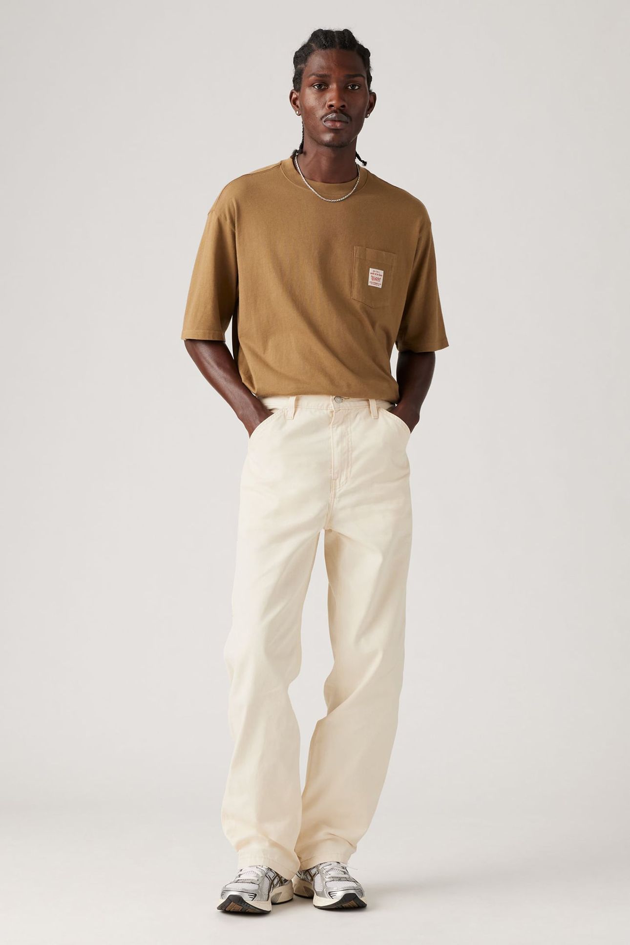 568 LOOSE STRT CARPENTER UNDYED ECRU 2