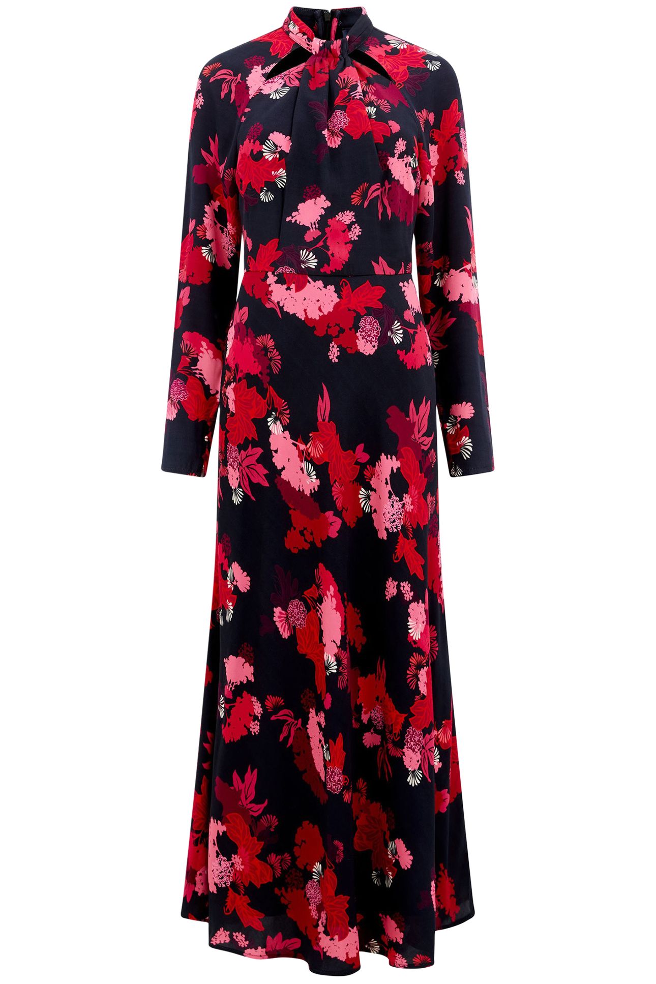 FOLIAGE CHIARA TIE KNOT NK DRS BLACKOUT MULTI 3
