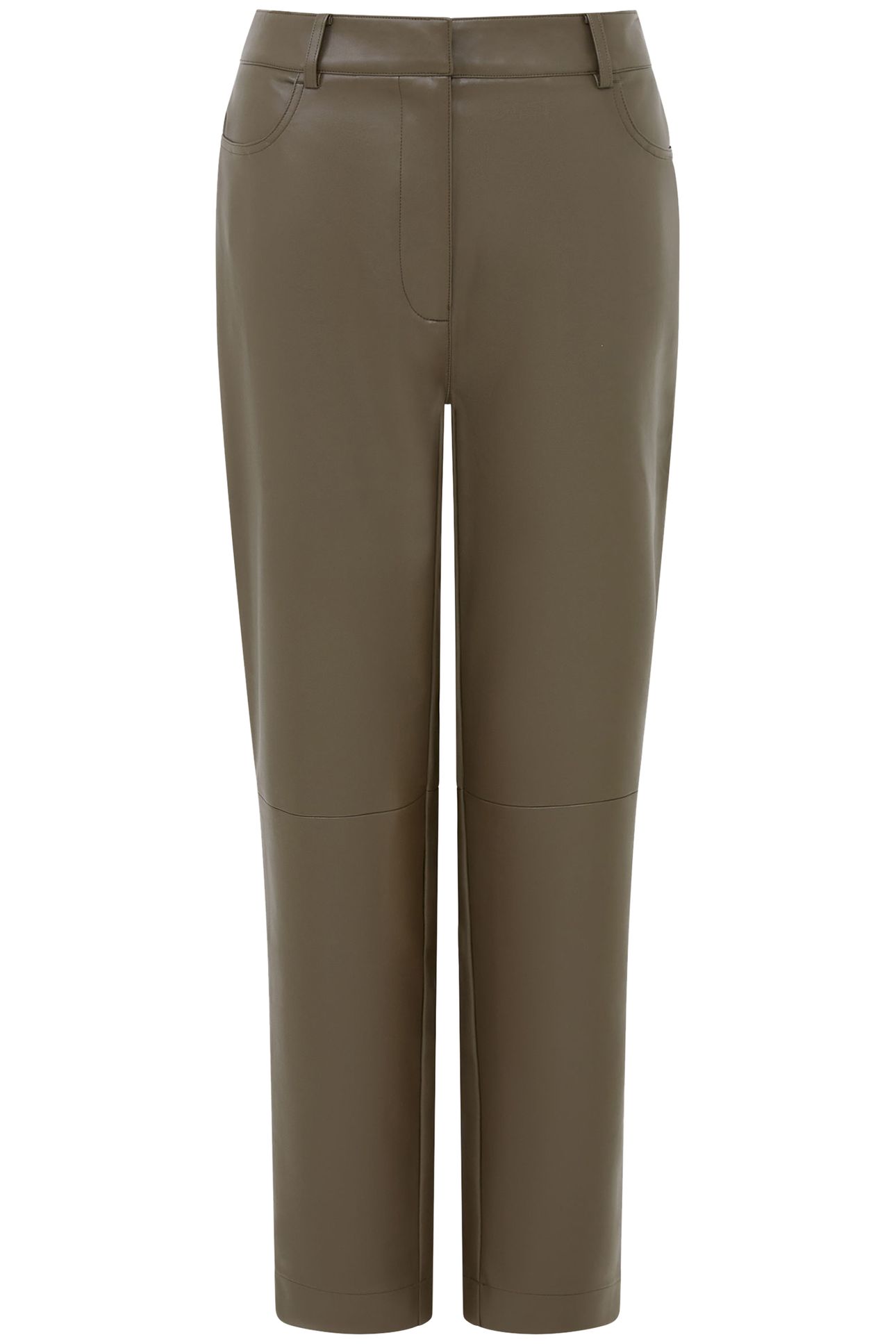 CROLENDA PU TROUSERS CHOCOLATE GANACHE 4