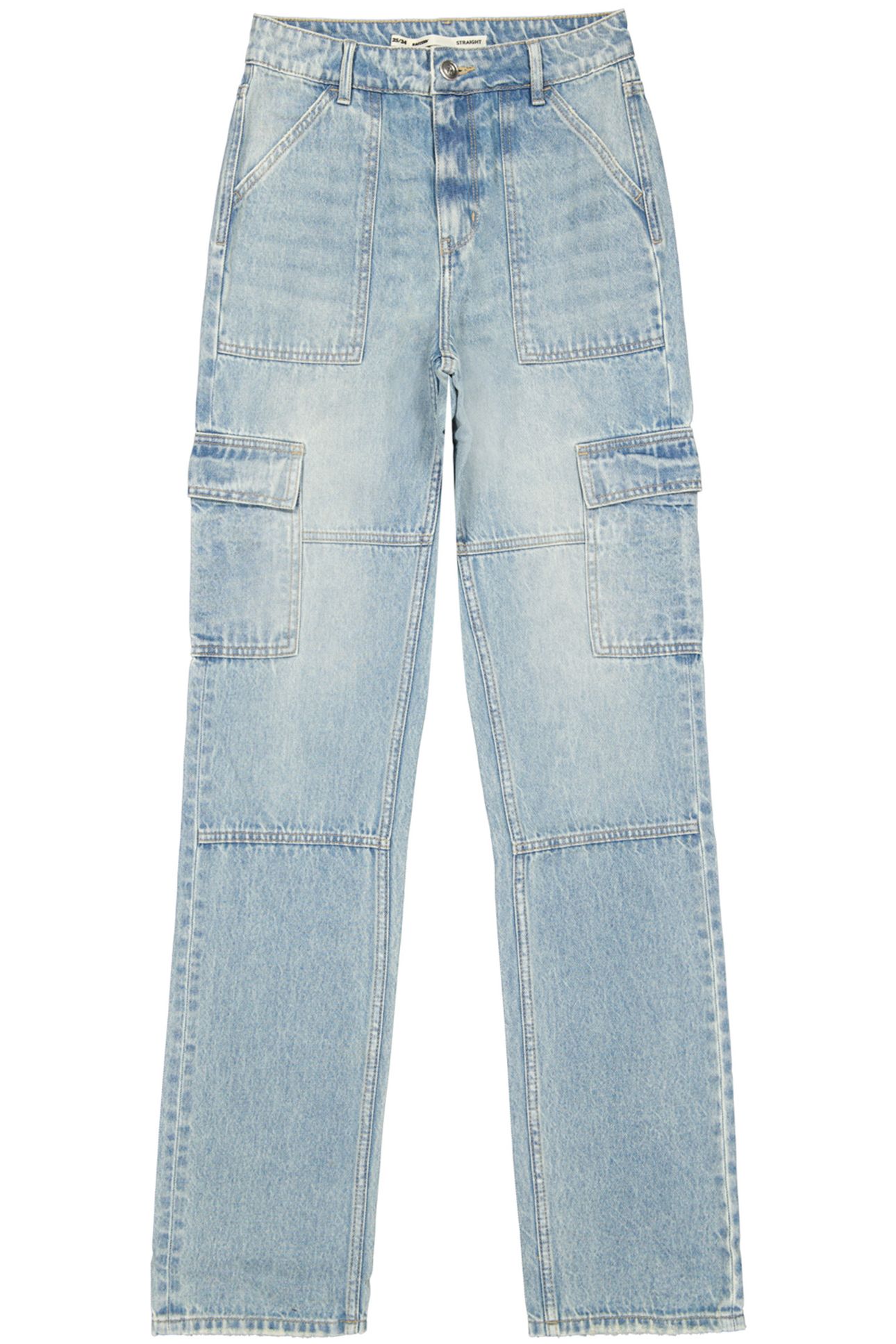 SUNSET WORKER JEANS MID BLUE STONE 1