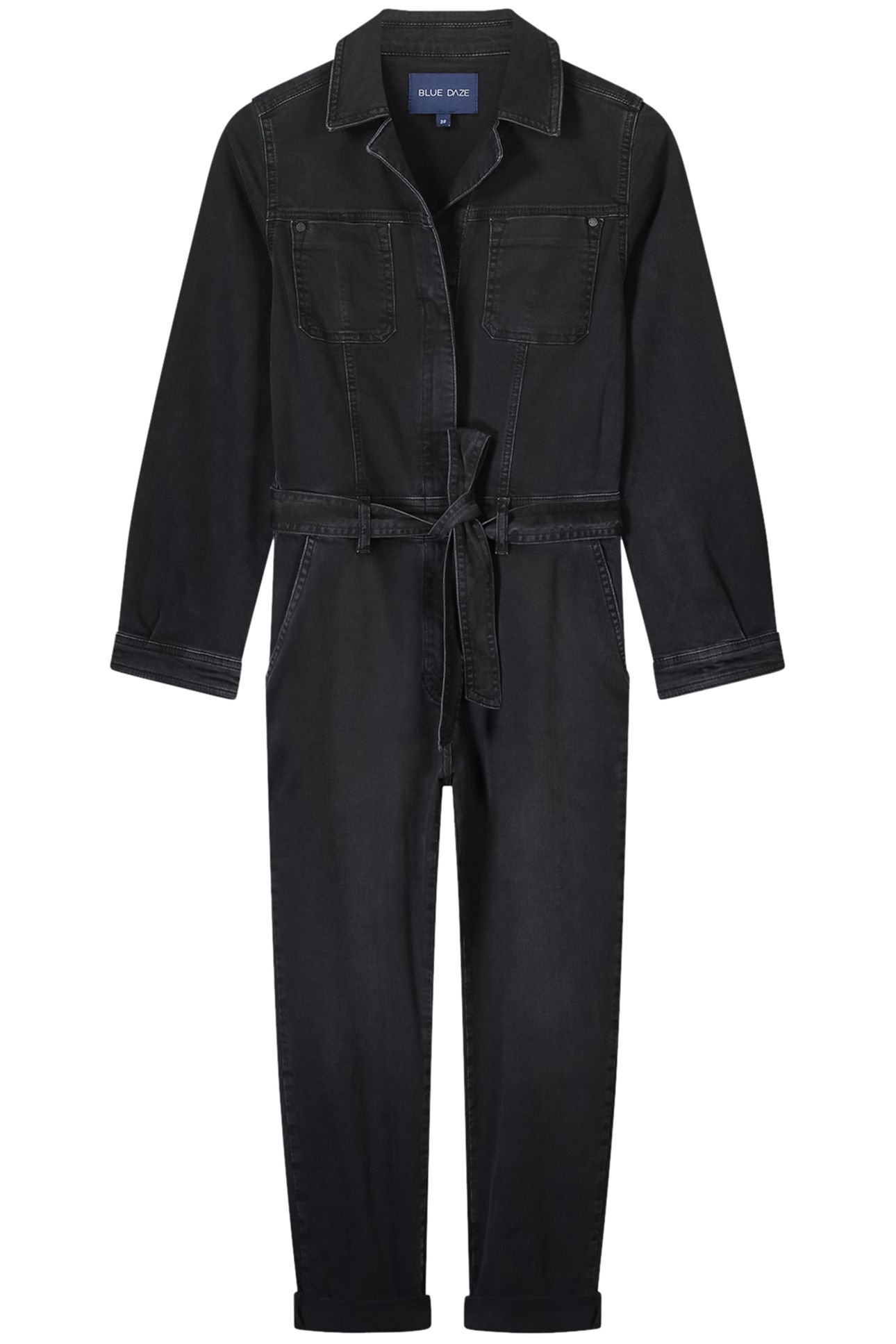 DENIM JUMPSUIT COMFORT STRETCH DENIM BLACKS 3