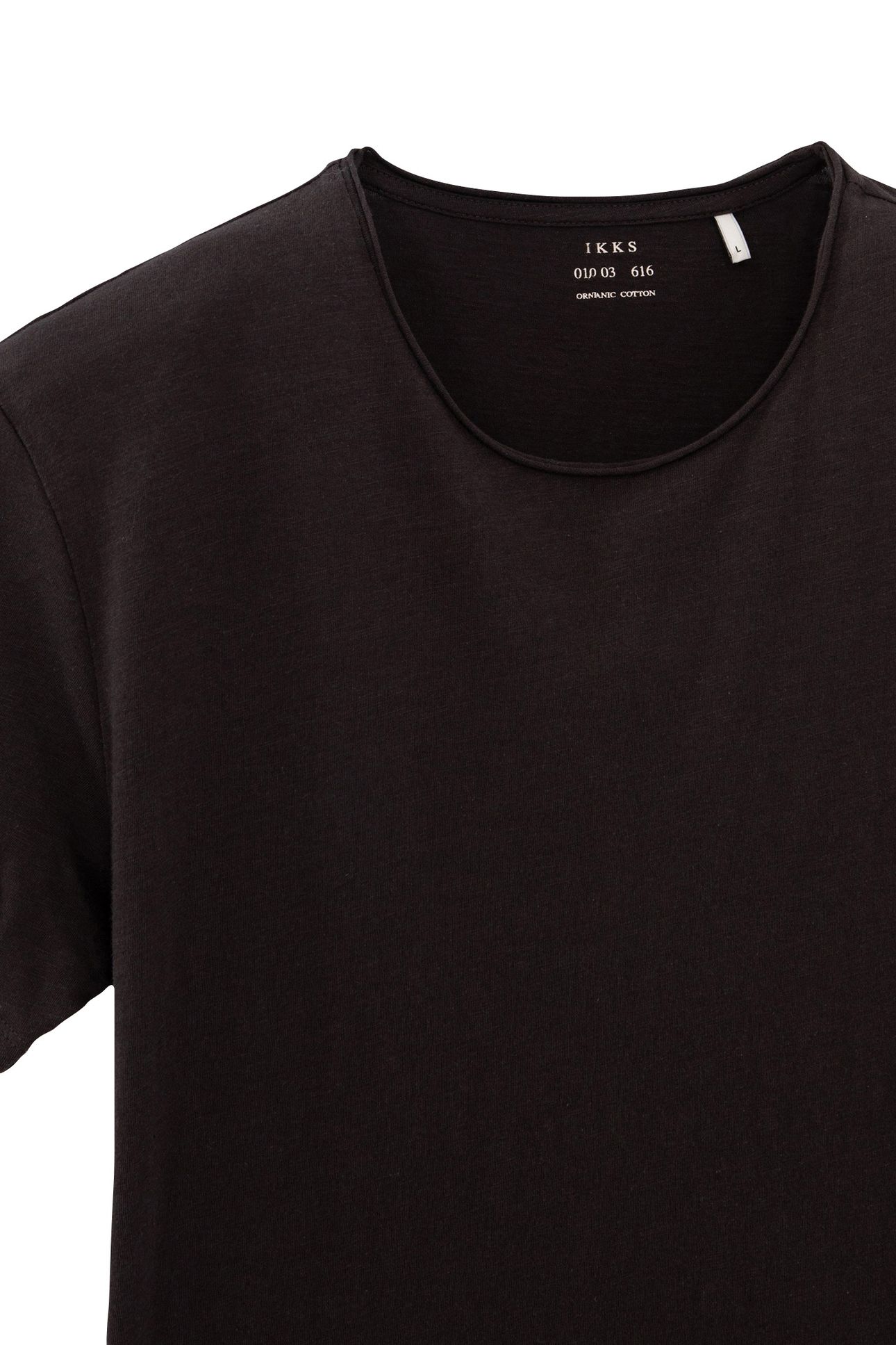 L'ESSENTIEL BROWN ORGANIC COTTON ROUND-NECK T-SHIRT 6