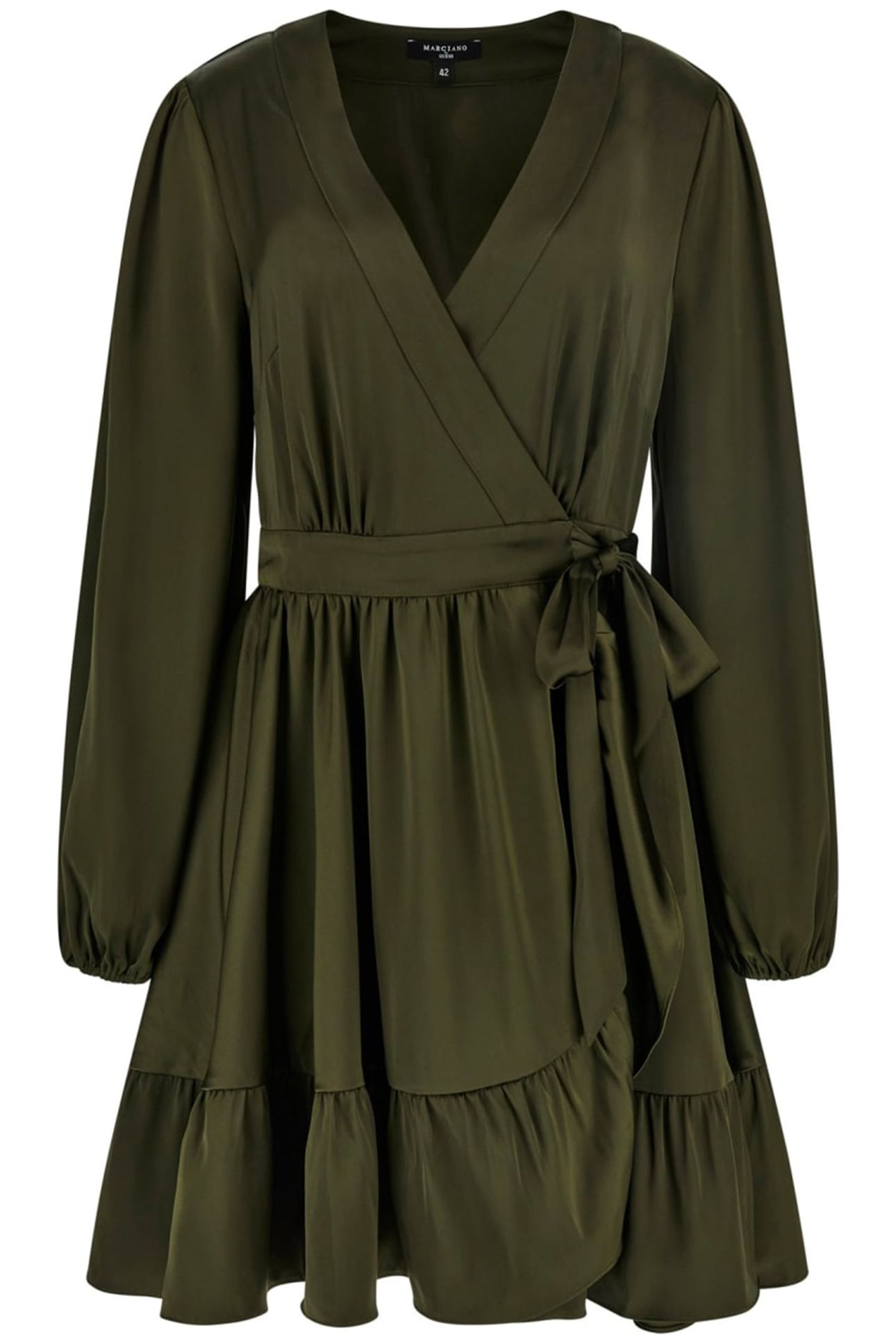 MARCIANO BY GUESS JOSETTE DRESS OLIVE MORNING 1