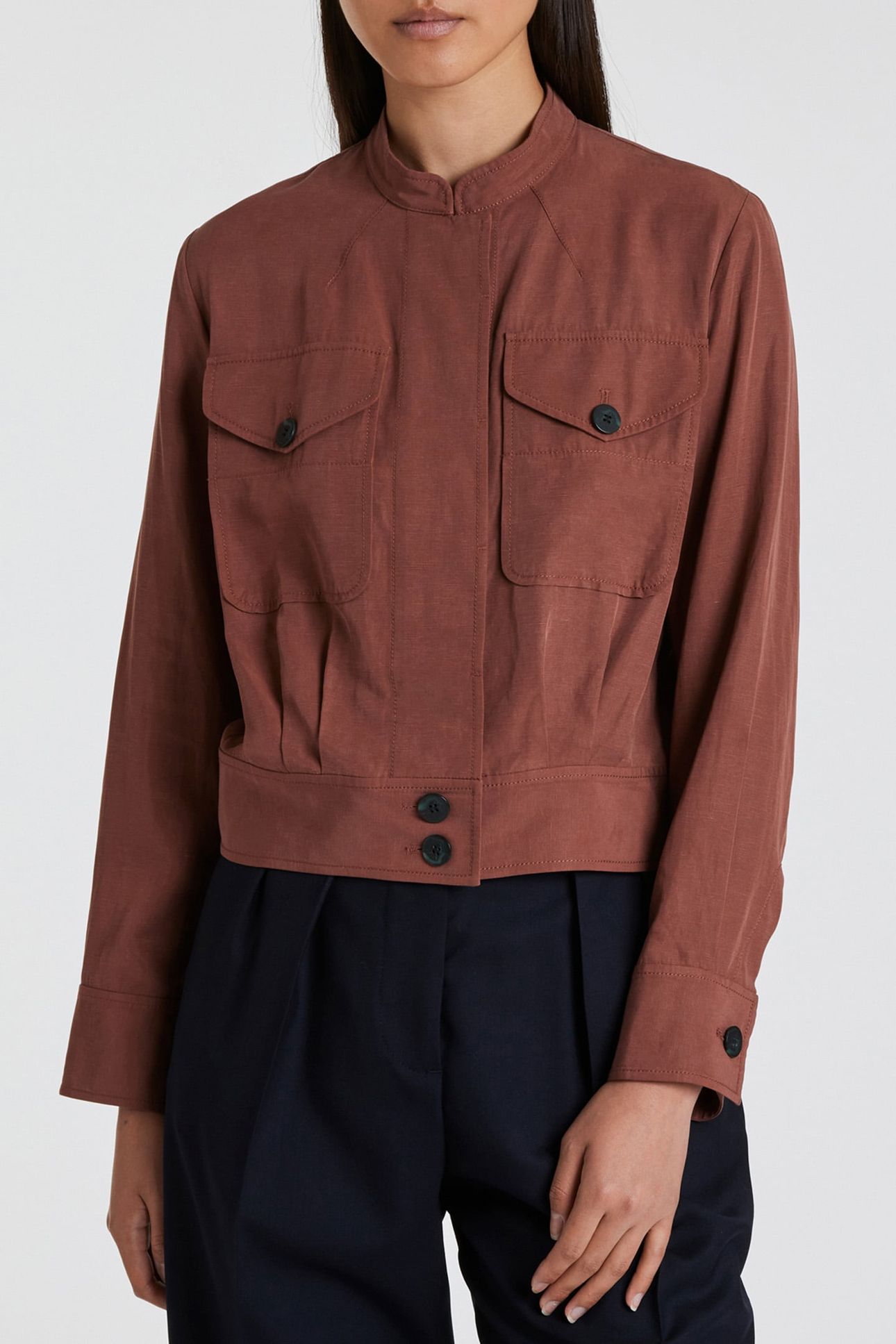 WOMENS JACKET MAUVE 1