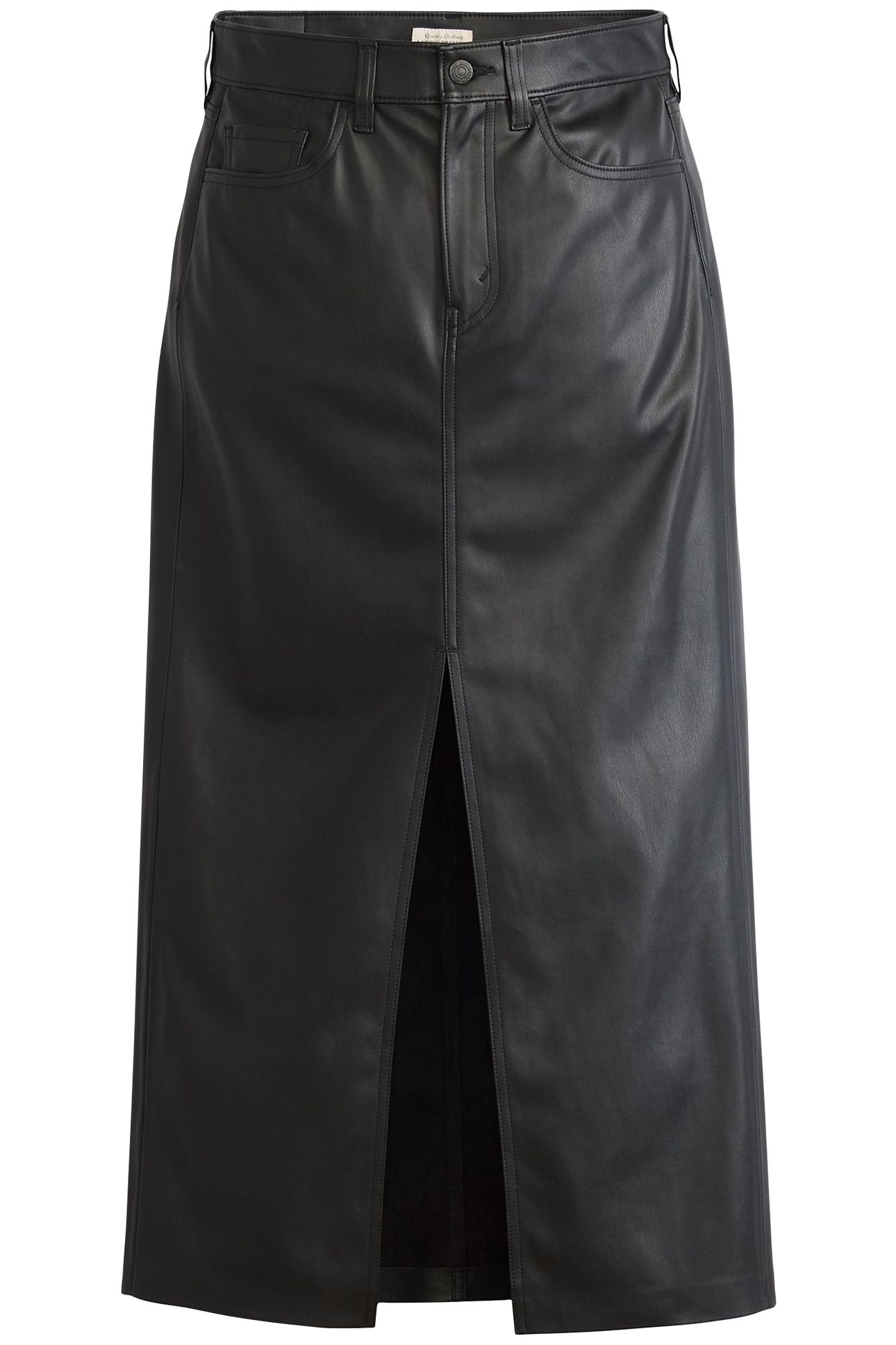 ANKLE COLUMN SKIRT FL LEATHER NIGHT 4