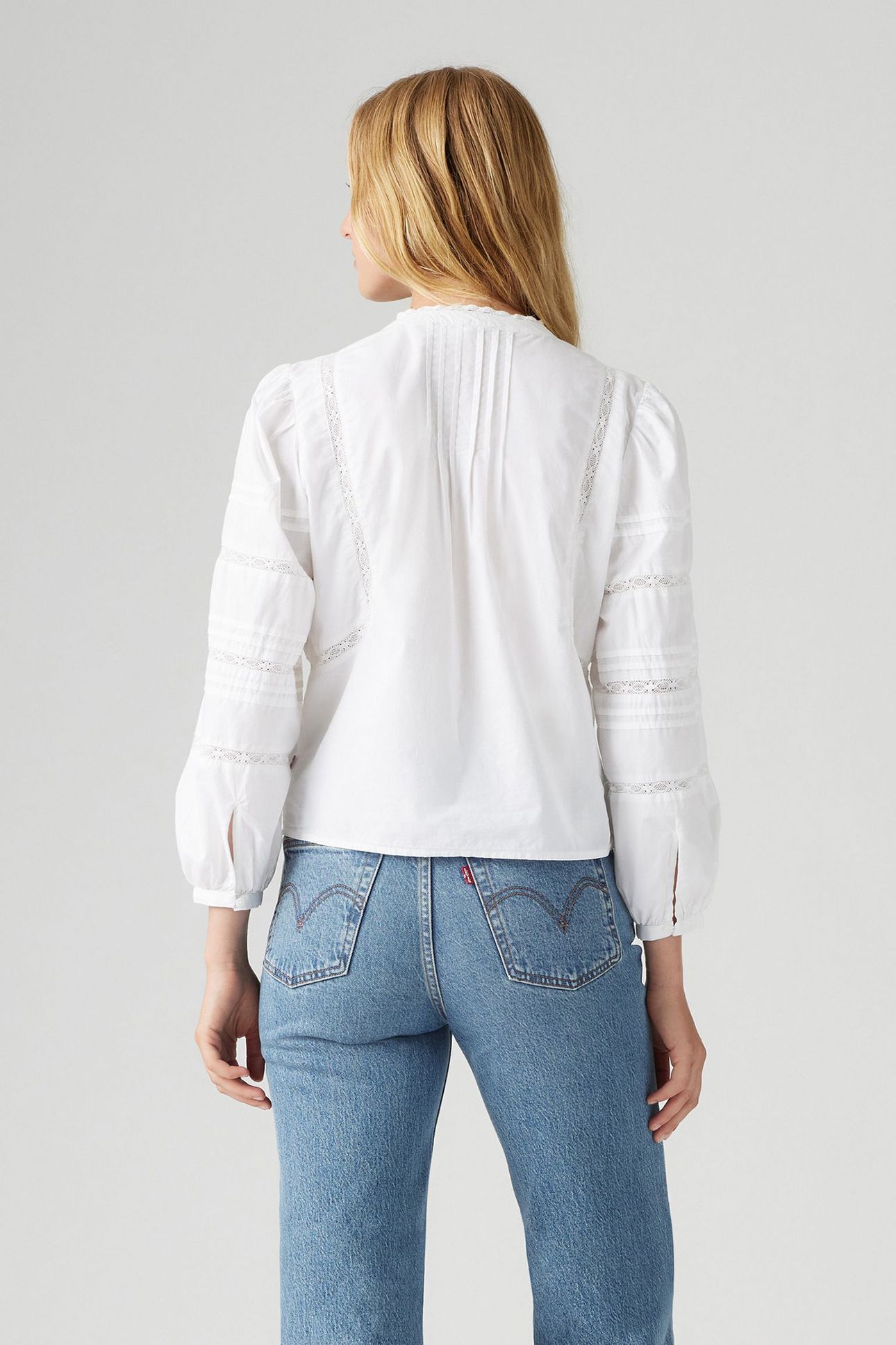 MANDY LS BLOUSE BRIGHT WHITE 2