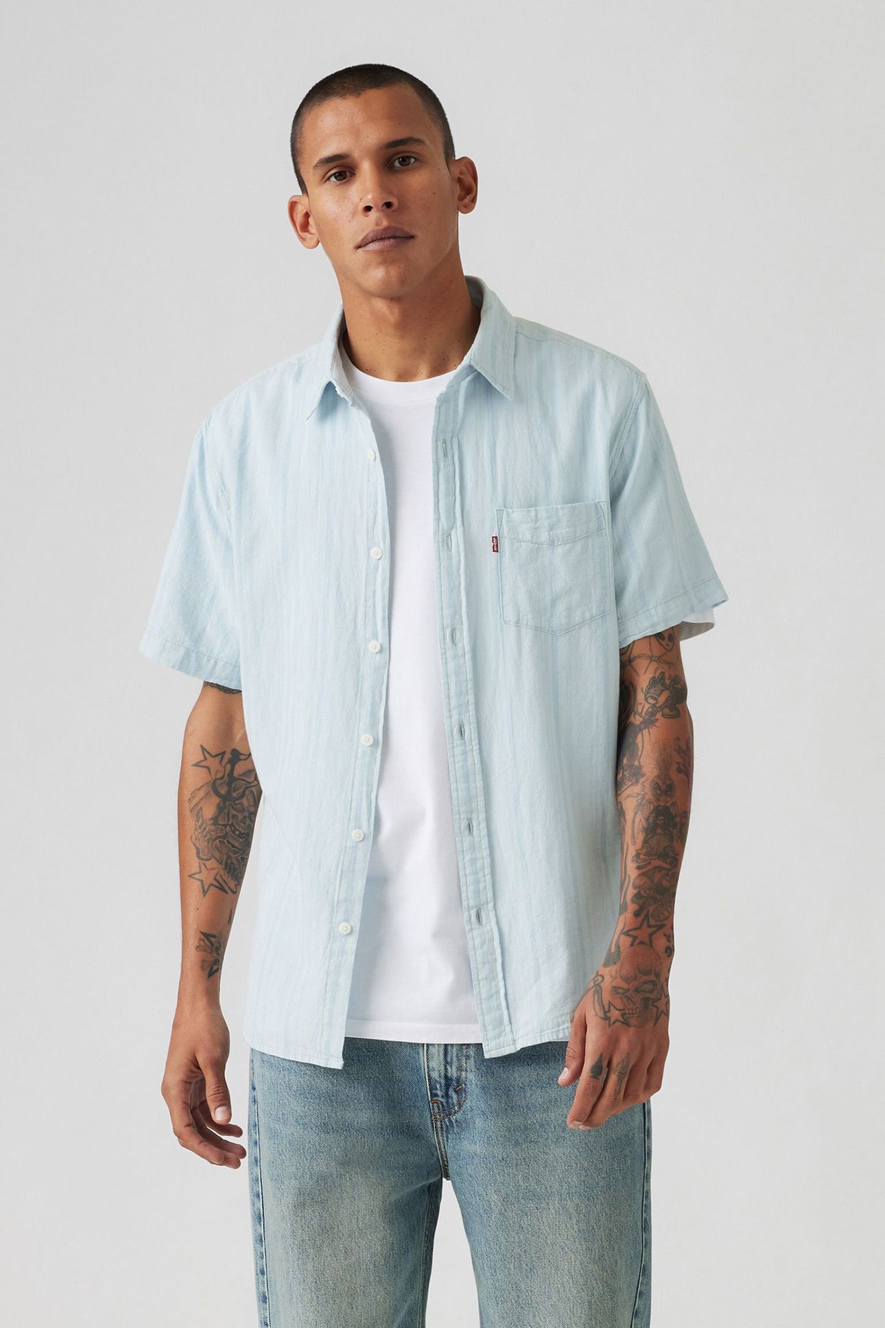 SS CLASSIC 1 PKT STANDRD EDDIE STRIPE 1