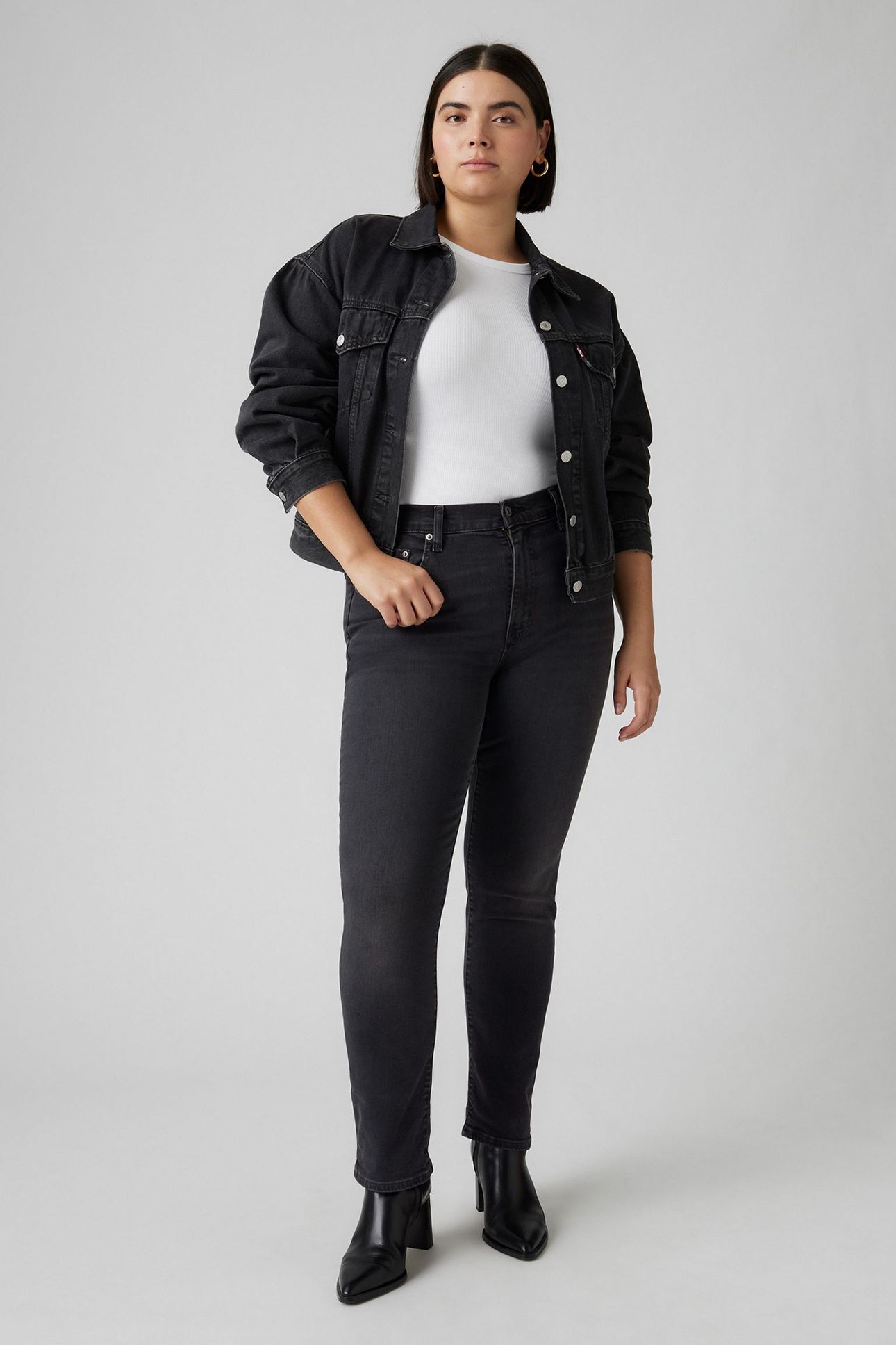 724 HIGH RISE STRAIGHT BLACK WORN IN 2