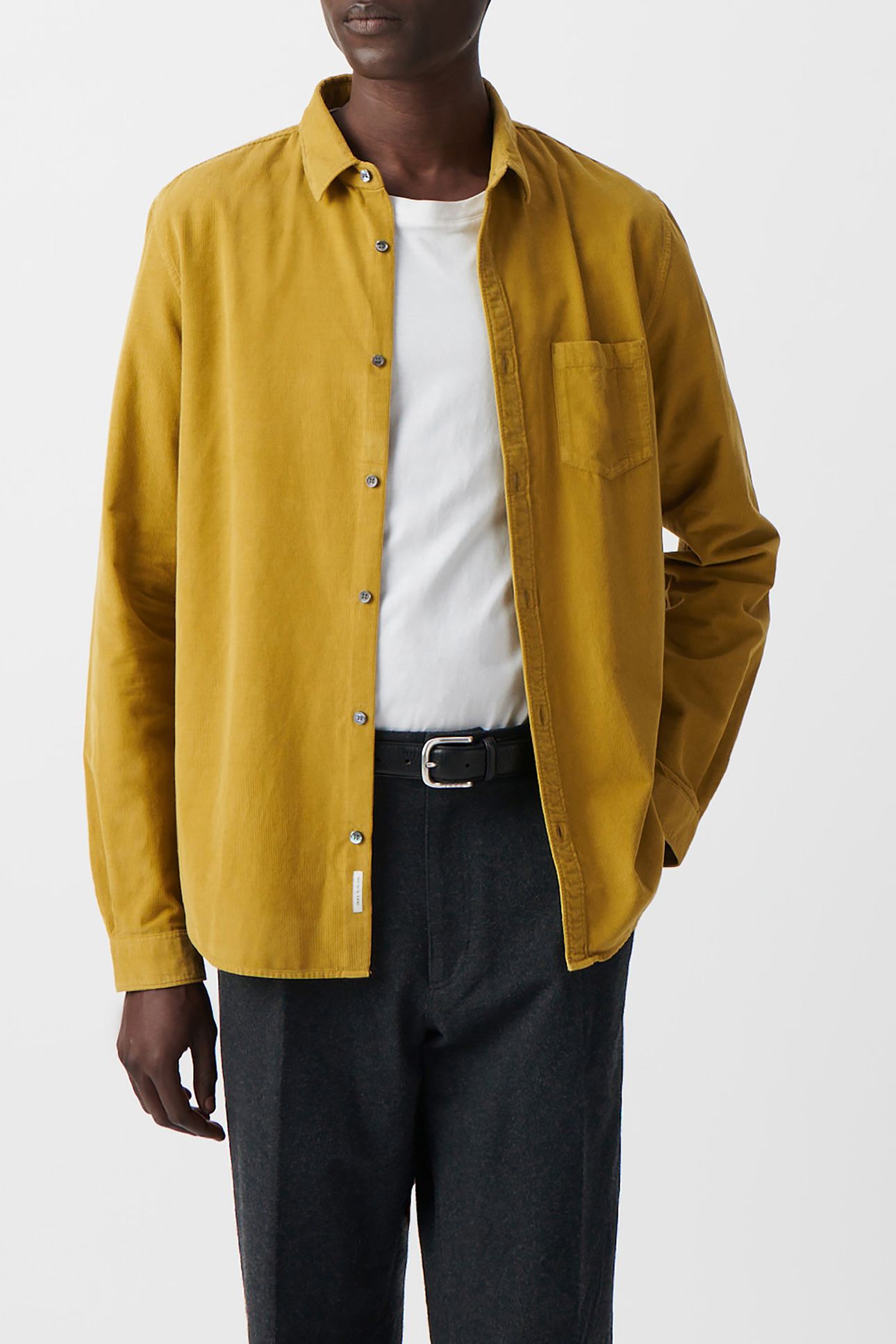 SHIRT REGULAR LICHEN VELVET MILLERAIES 6