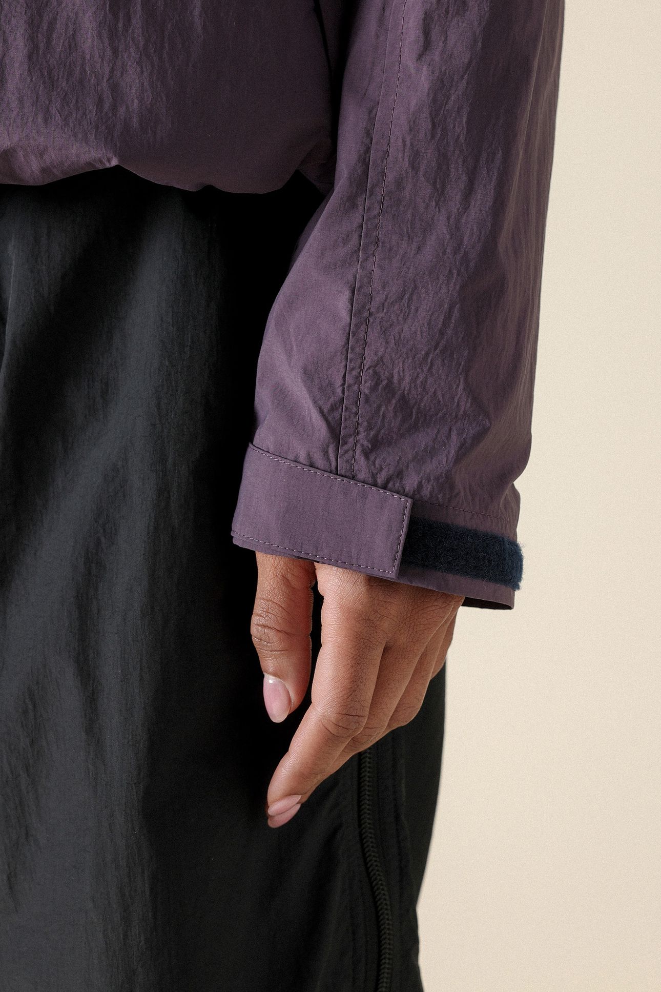 UNISEX SL BT THERM MESH HOODY JACKET MIDNIGHT PLUM 4