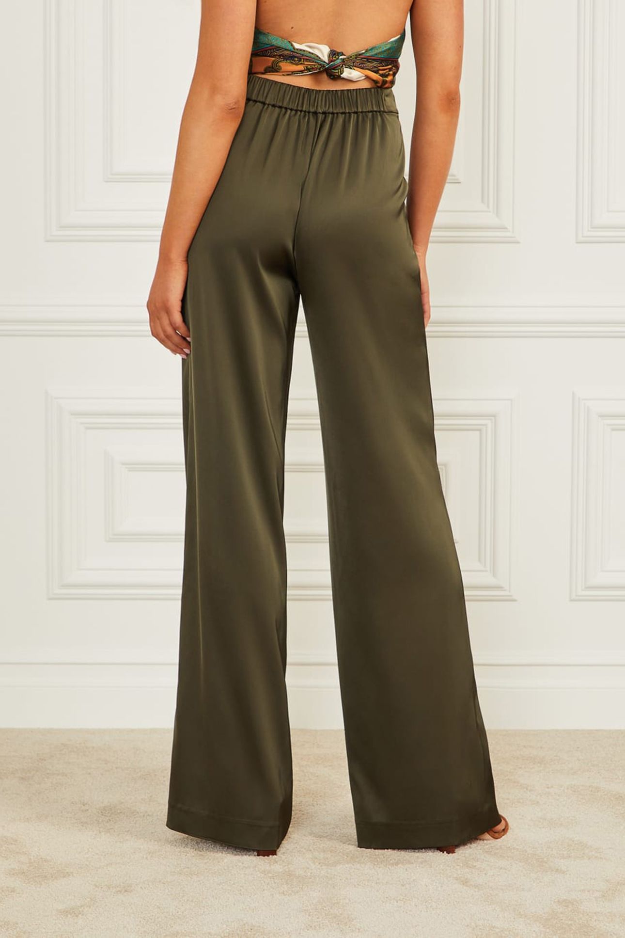 MARCIANO BY GUESS JOSETTE PANT OLIVE MORNING 2