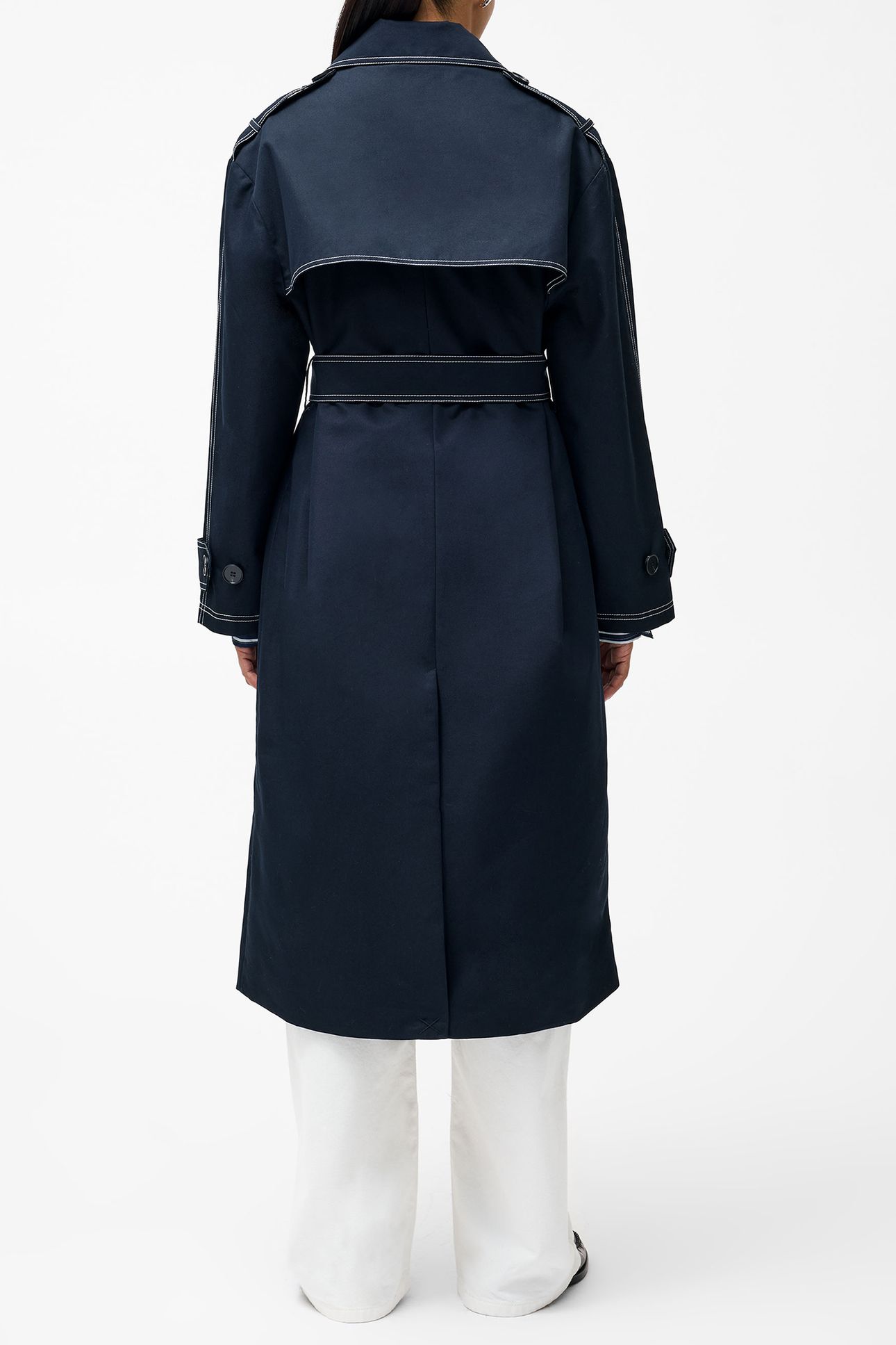 AFTON TRENCH COAT NAVY 3
