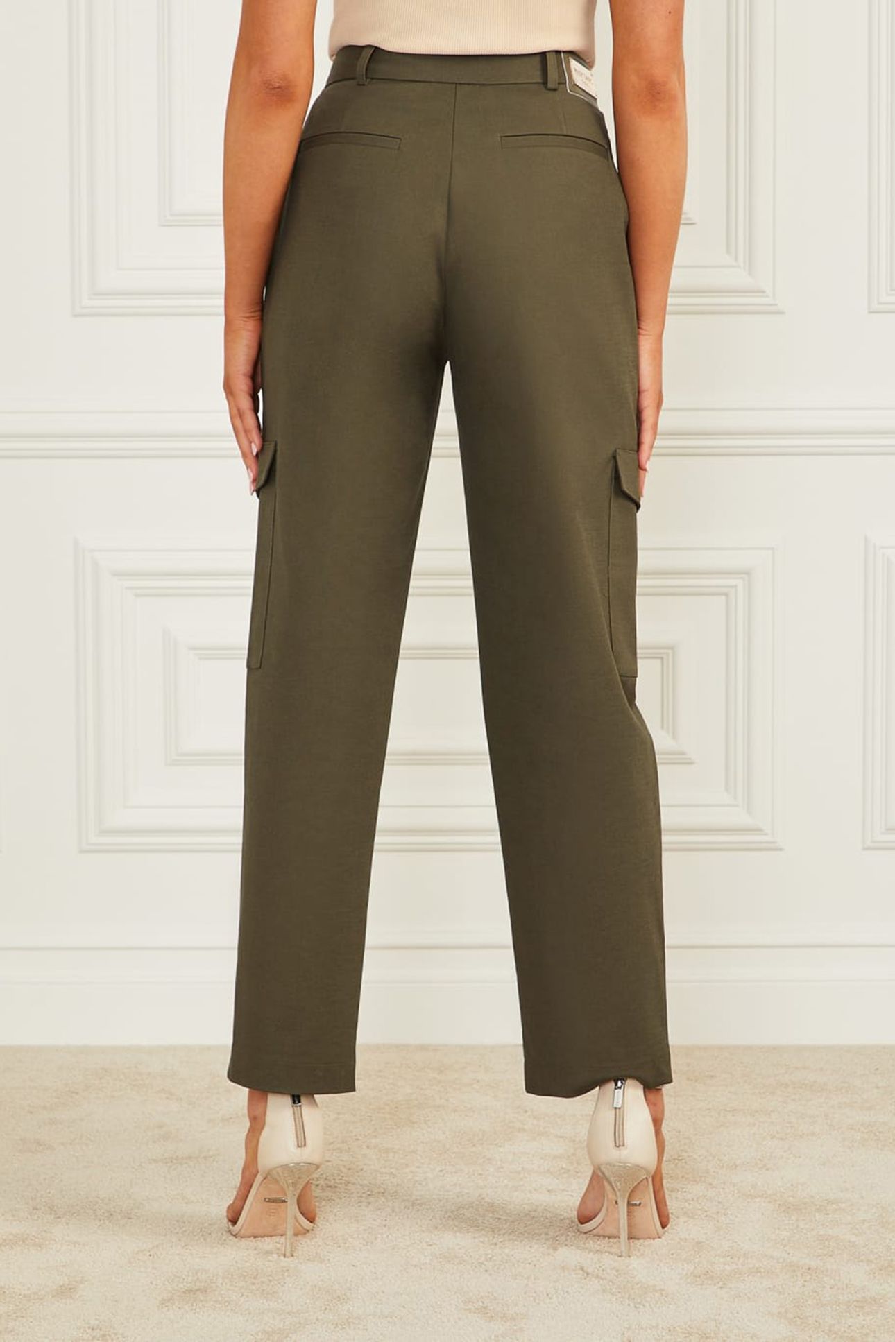 MARCIANO BY GUESS ALICE CARGO PANT OLIVE MORNING 2