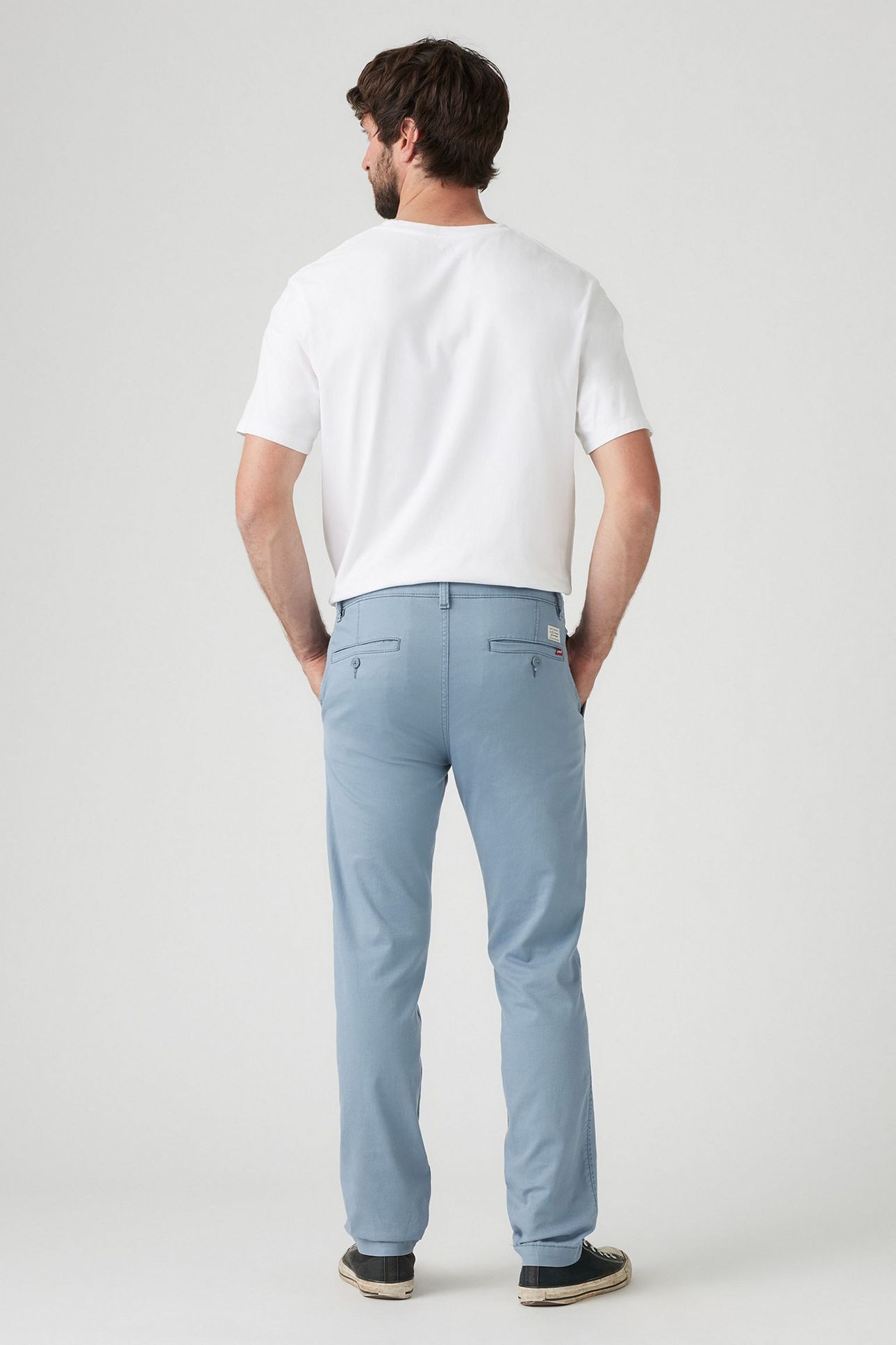 XX CHINO STD II STEAM BLUE COTTON LINEN 3