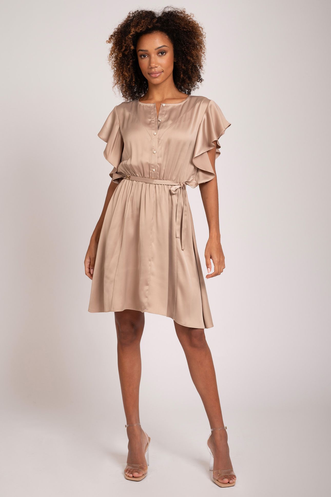 CLAIRE DRESS HUMMUS 1