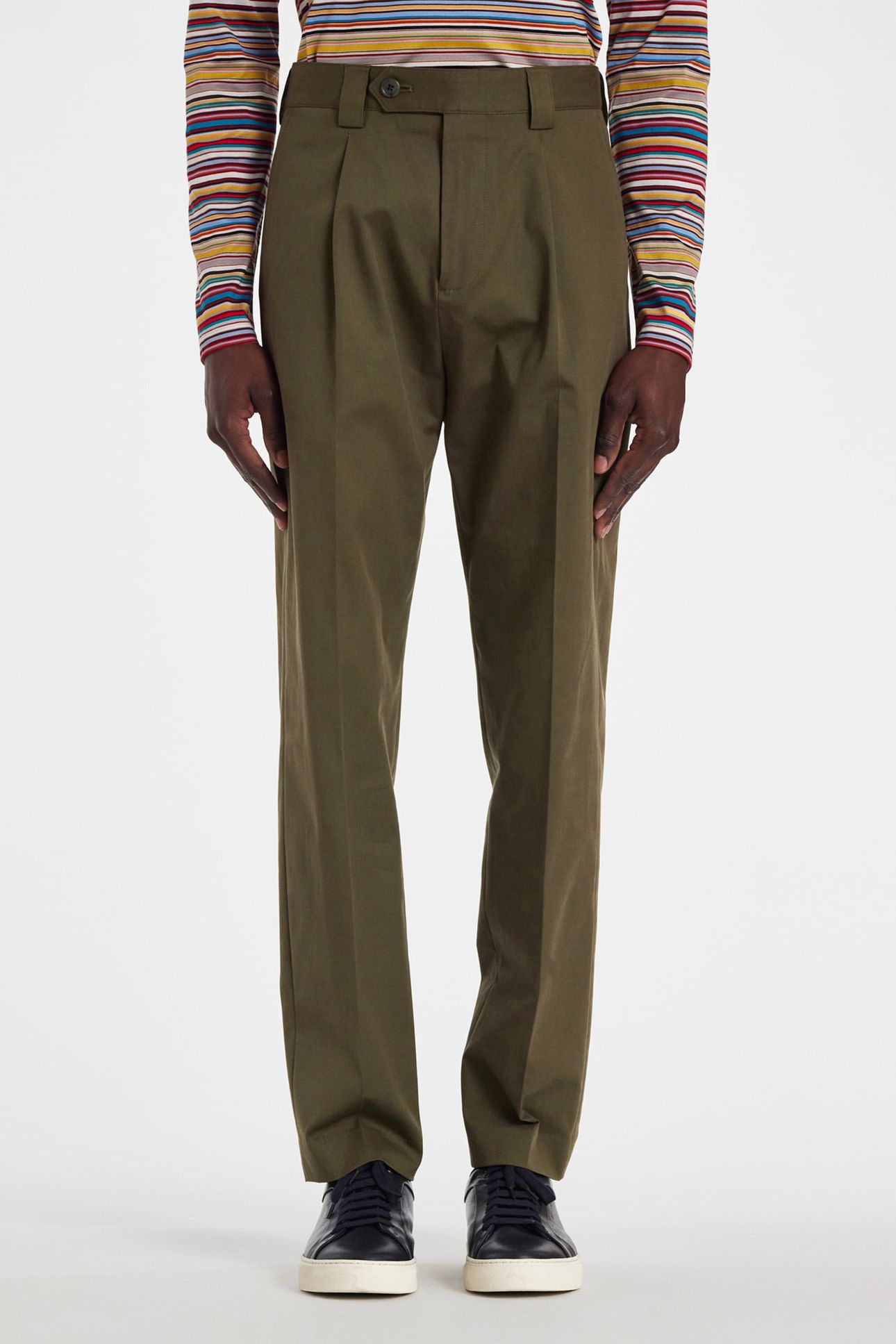 TROUSER VERY DARK GREEN 1
