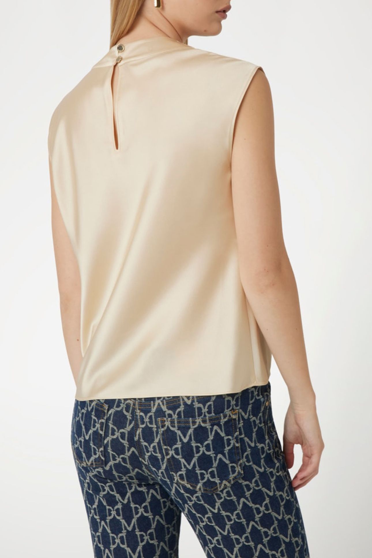MARCIANO BY GUESS JOSETTE SS BLOUSE CALM SANDS 2