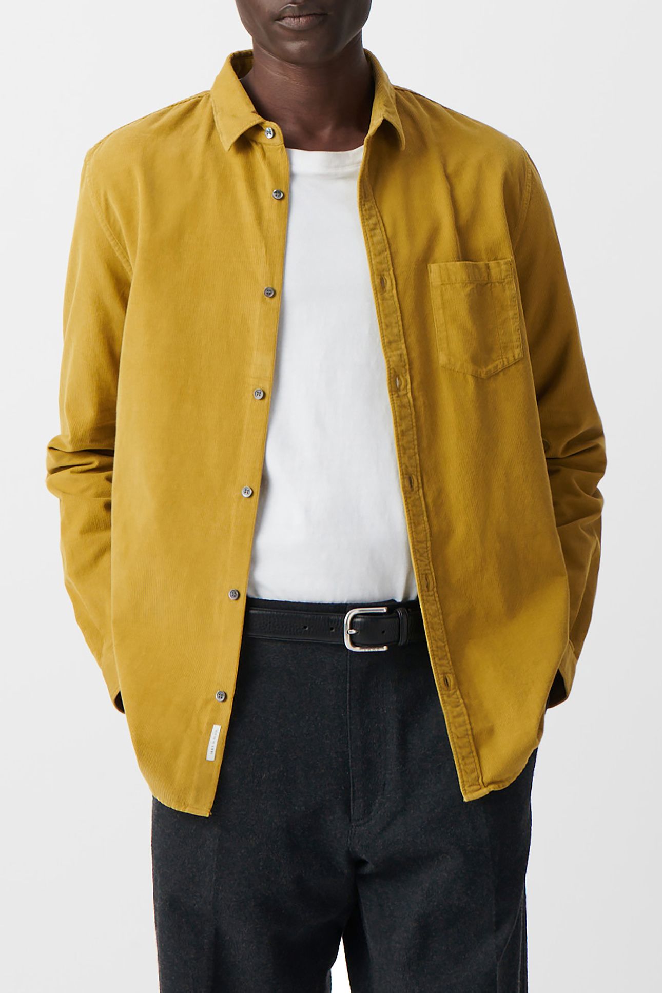 SHIRT REGULAR LICHEN VELVET MILLERAIES 1